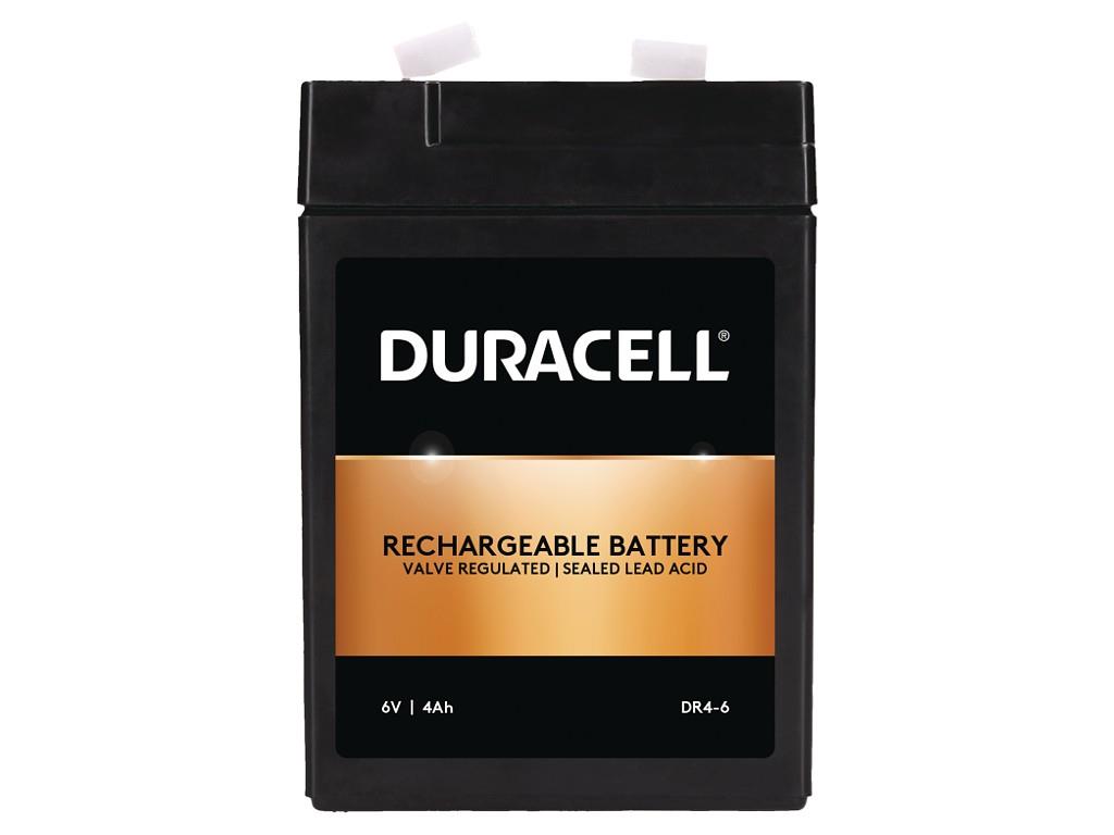 Duracell VRLA battery (DR4-6) – 6 V, 4 Ah