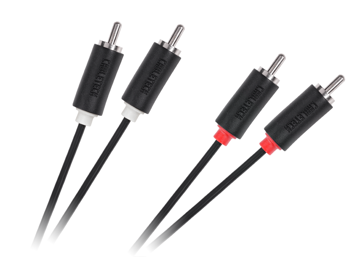 Cabletech Standard 2 RCA–2 RCA kabelis, 1,8 m