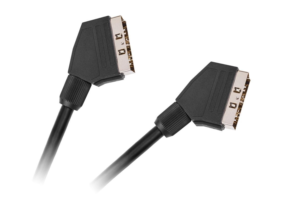 Cabletech Standard 21 kontaktų SCART–SCART kabelis, 3 m