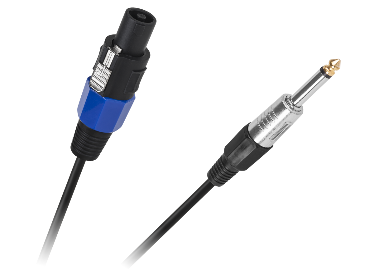 6,3 mm JACK kištuko–STC kištuko kabelis, 5 m, HQ