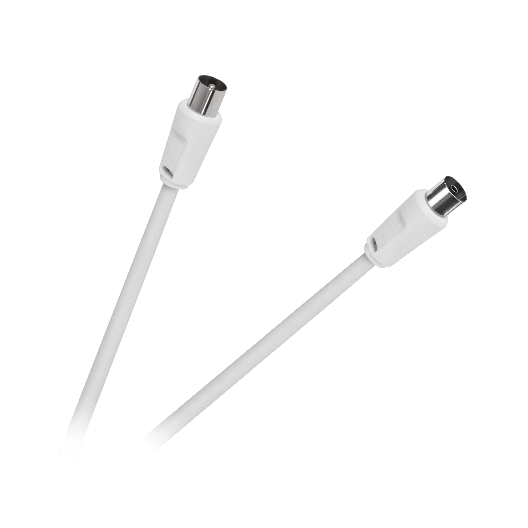 TV–vaizdo kabelis, baltas, 1,5 m