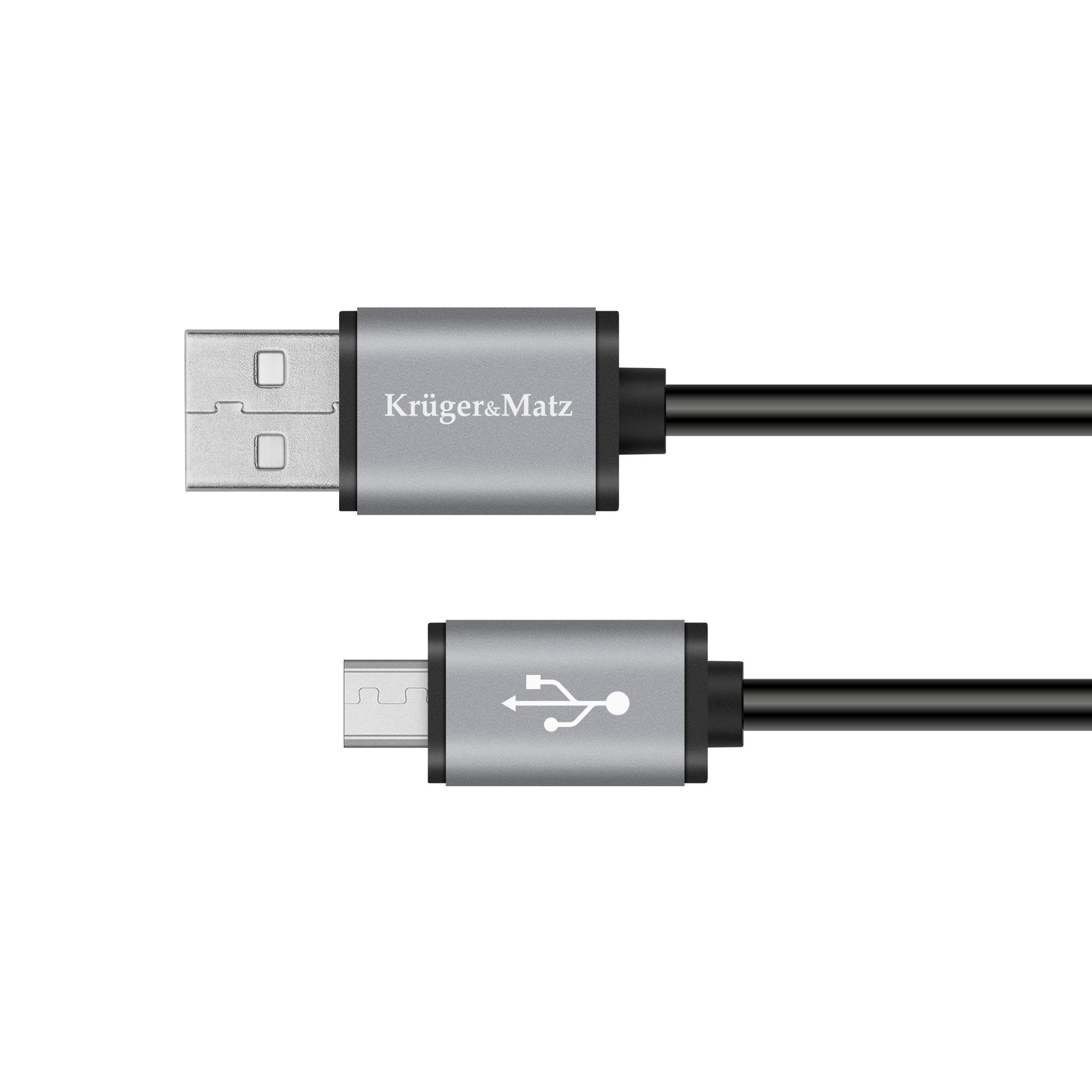 Kruger&Matz Basic USB – micro USB kabelis, 0,2 m