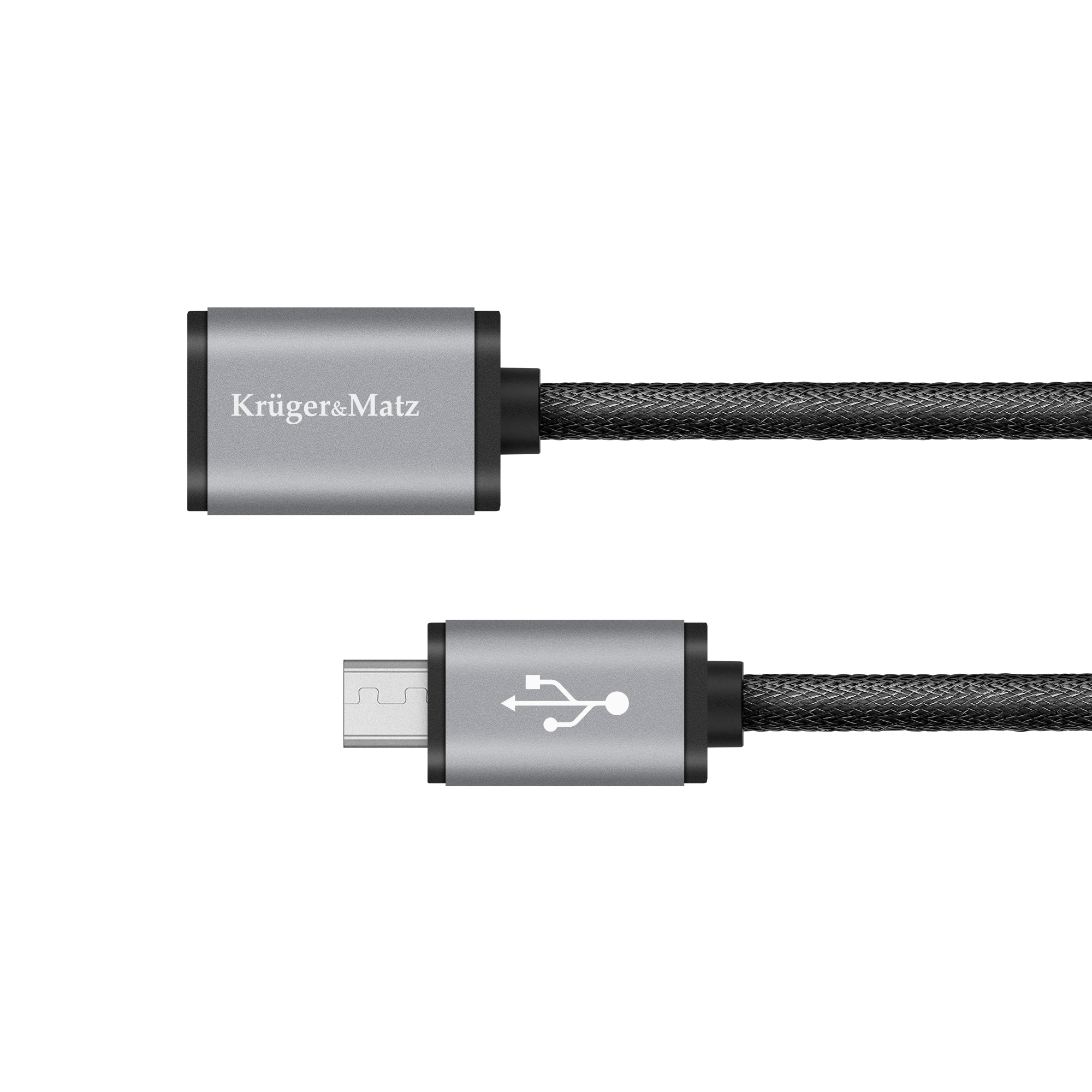 Kruger&Matz USB lizdo–micro-USB kištuko kabelis, 0,2 m