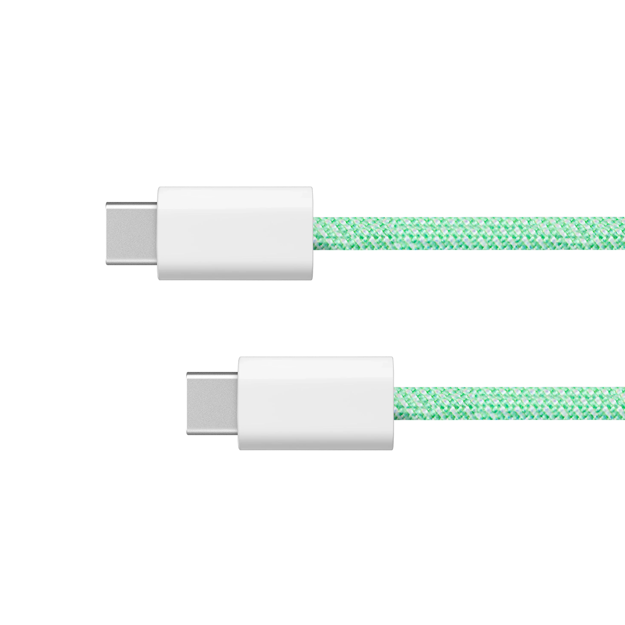 Krüger&Matz Basic USB-C–USB-C laidas, 100 W, 1,5 m, žalias