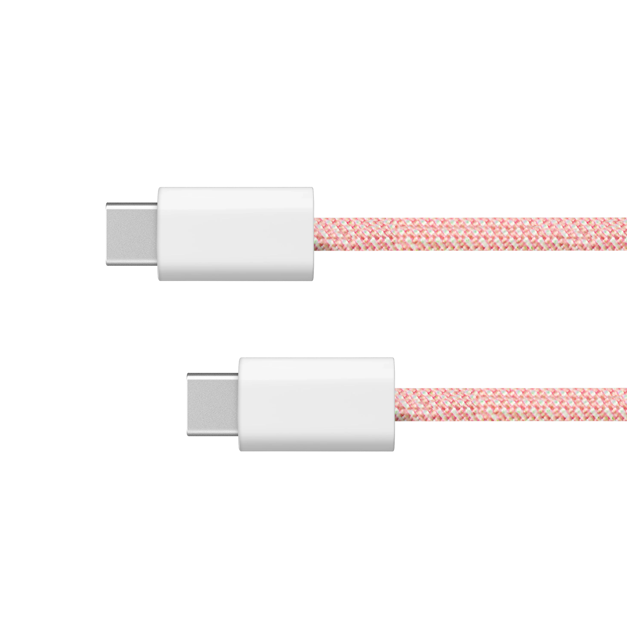 Krüger&Matz Basic USB-C–USB-C laidas, 60 W, 1,5 m, rožinis