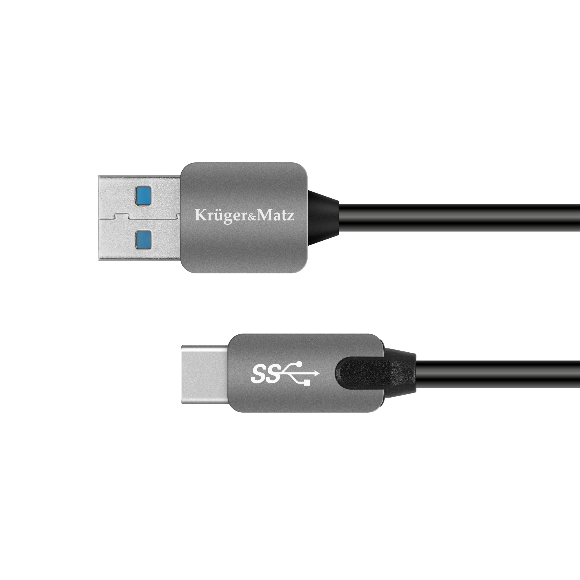 Kruger&Matz USB 3.0 kištukas – USB-C kištukas kabelis, 5 Gbps, 0,5 m