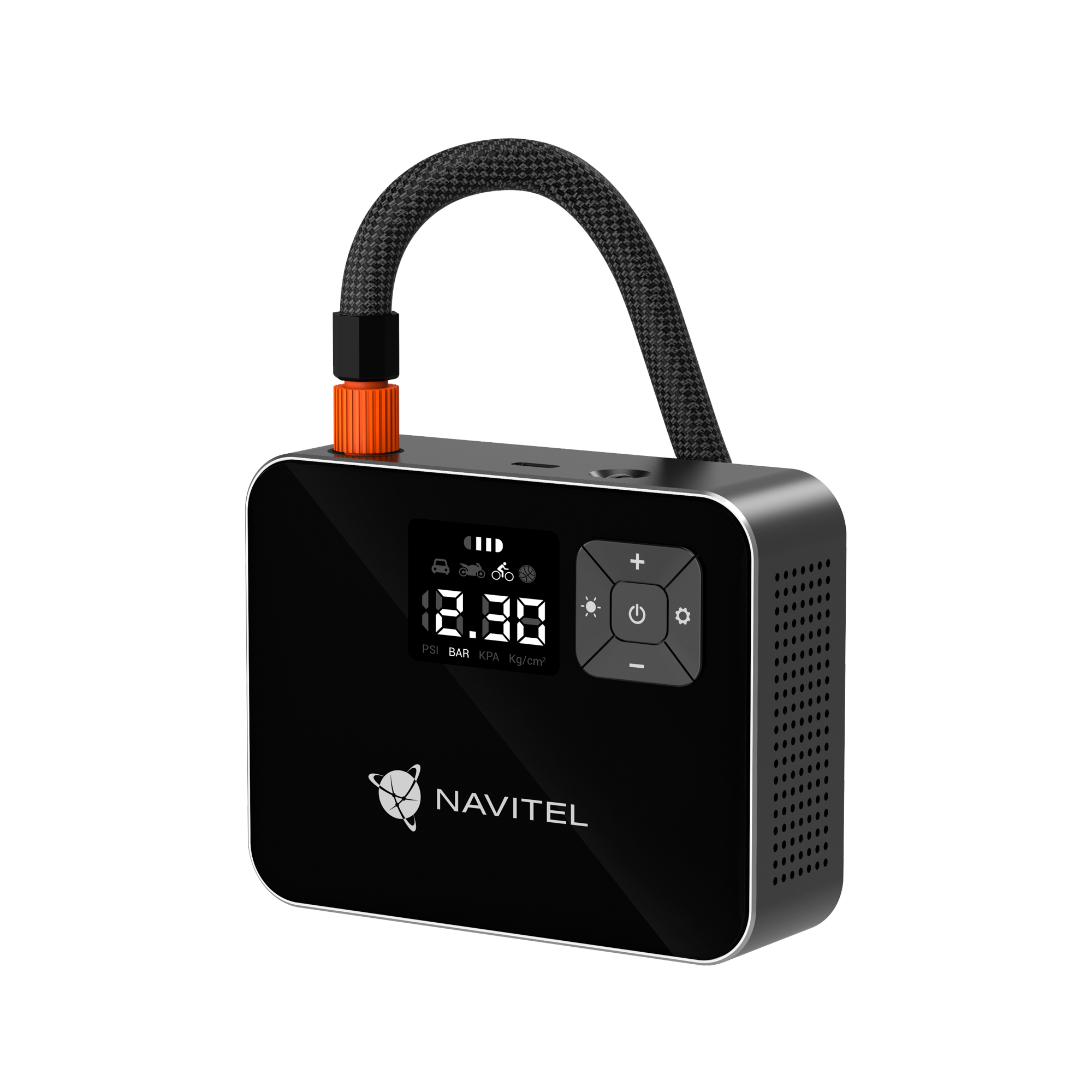 Navitel AIR 15 AL – nešiojamasis oro kompresorius, iki 120 PSI / 8.27 bar