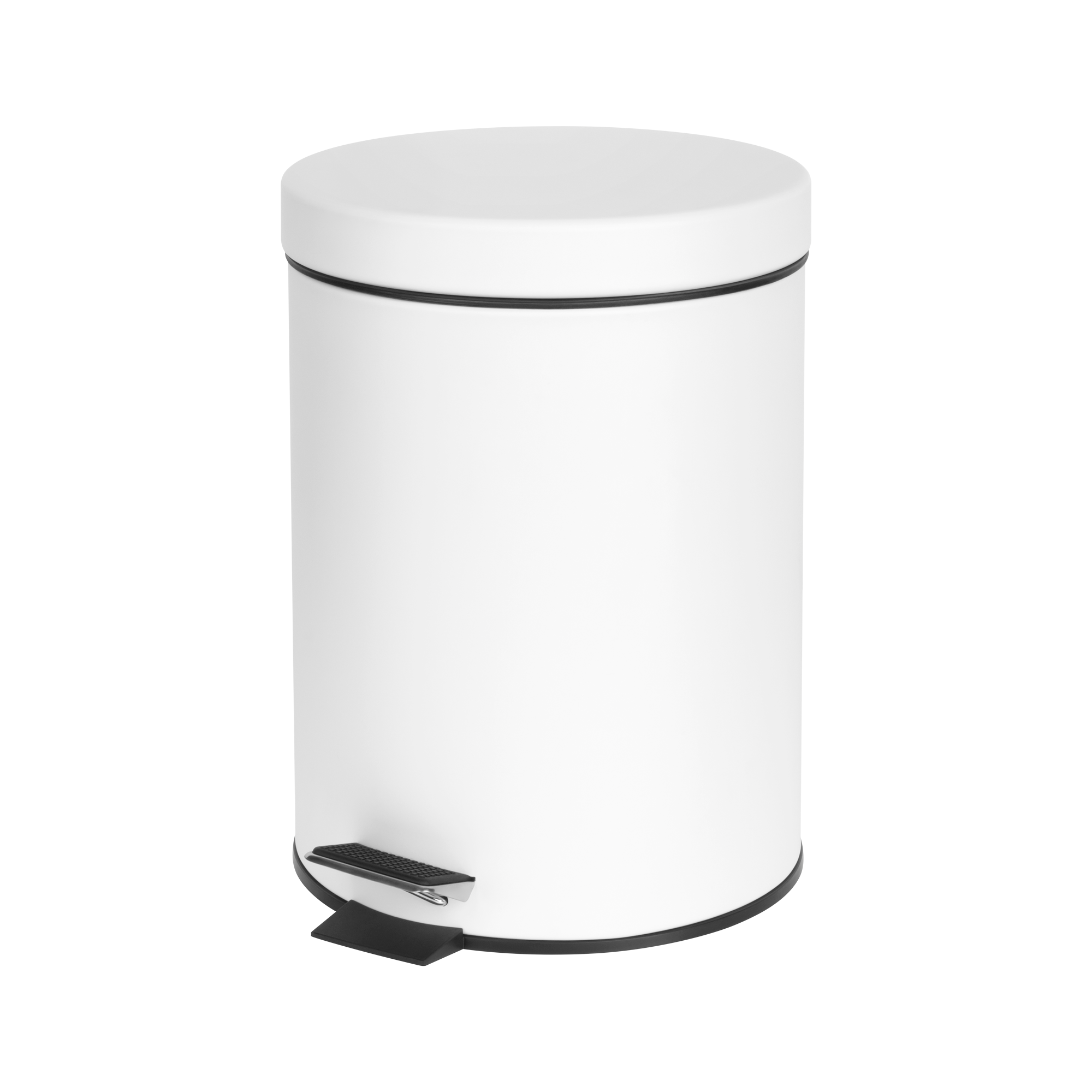 Bathroom waste bin, 3 L, white
