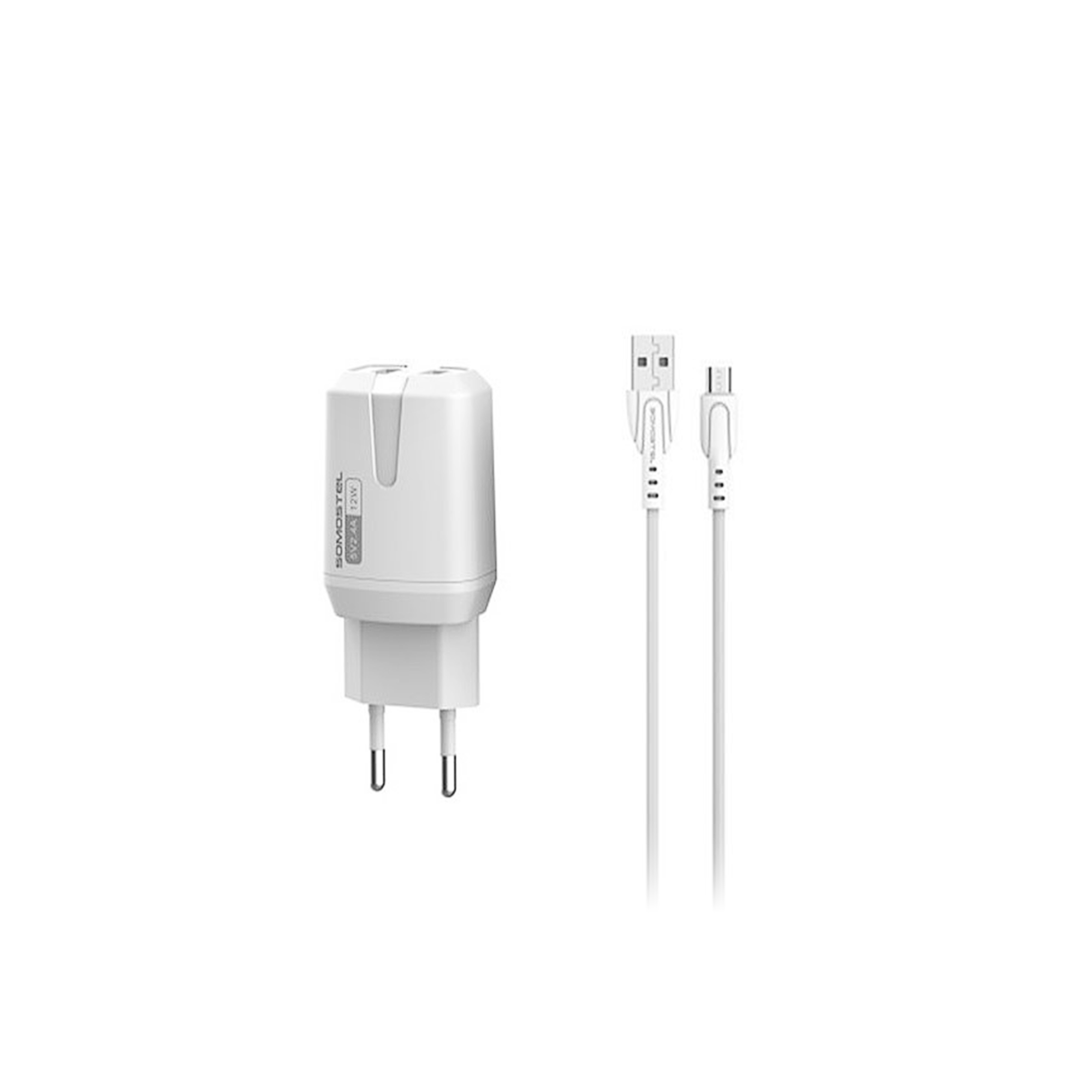 Micro-USB sieninis įkroviklis, 2400 mA