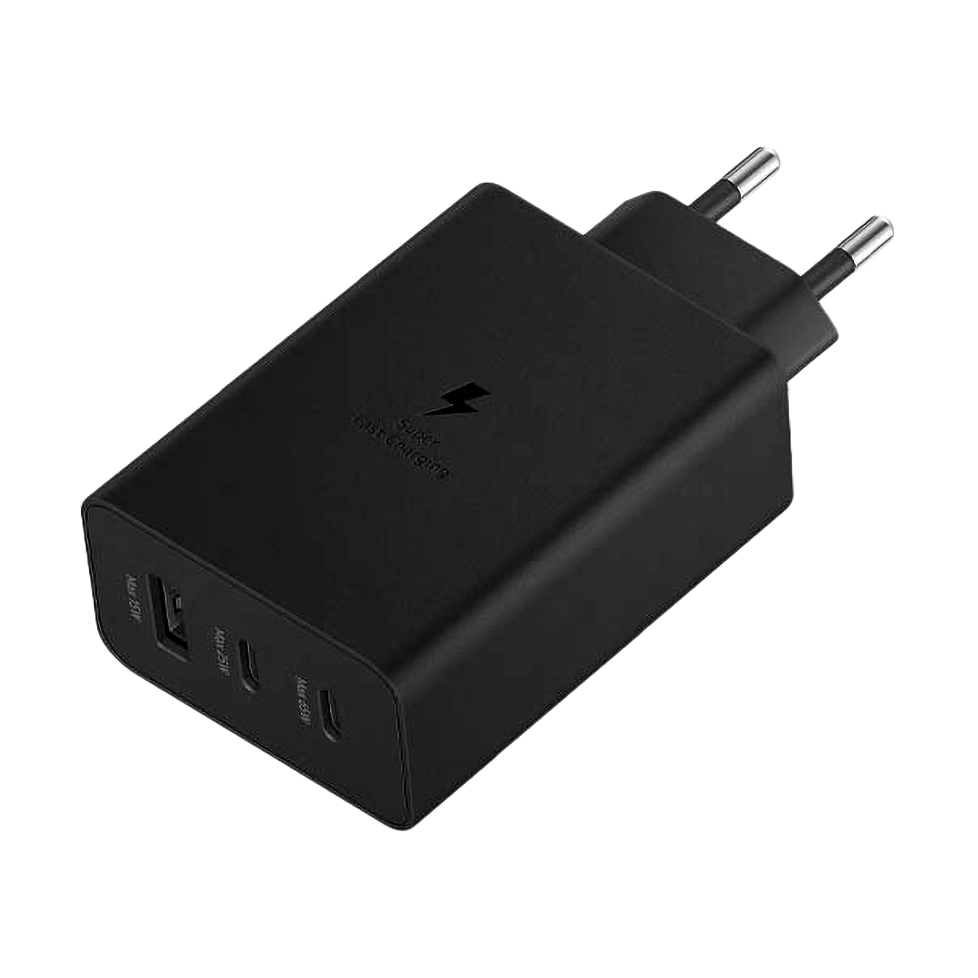 65 W tinklo įkroviklis su Power Delivery ir Quick Charge, juodas
