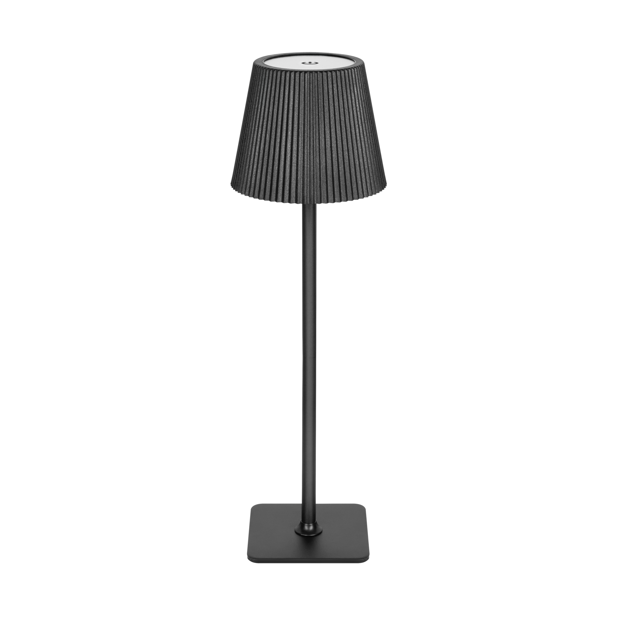 Rebel jutiklinė LED stalinė lempa, juoda
