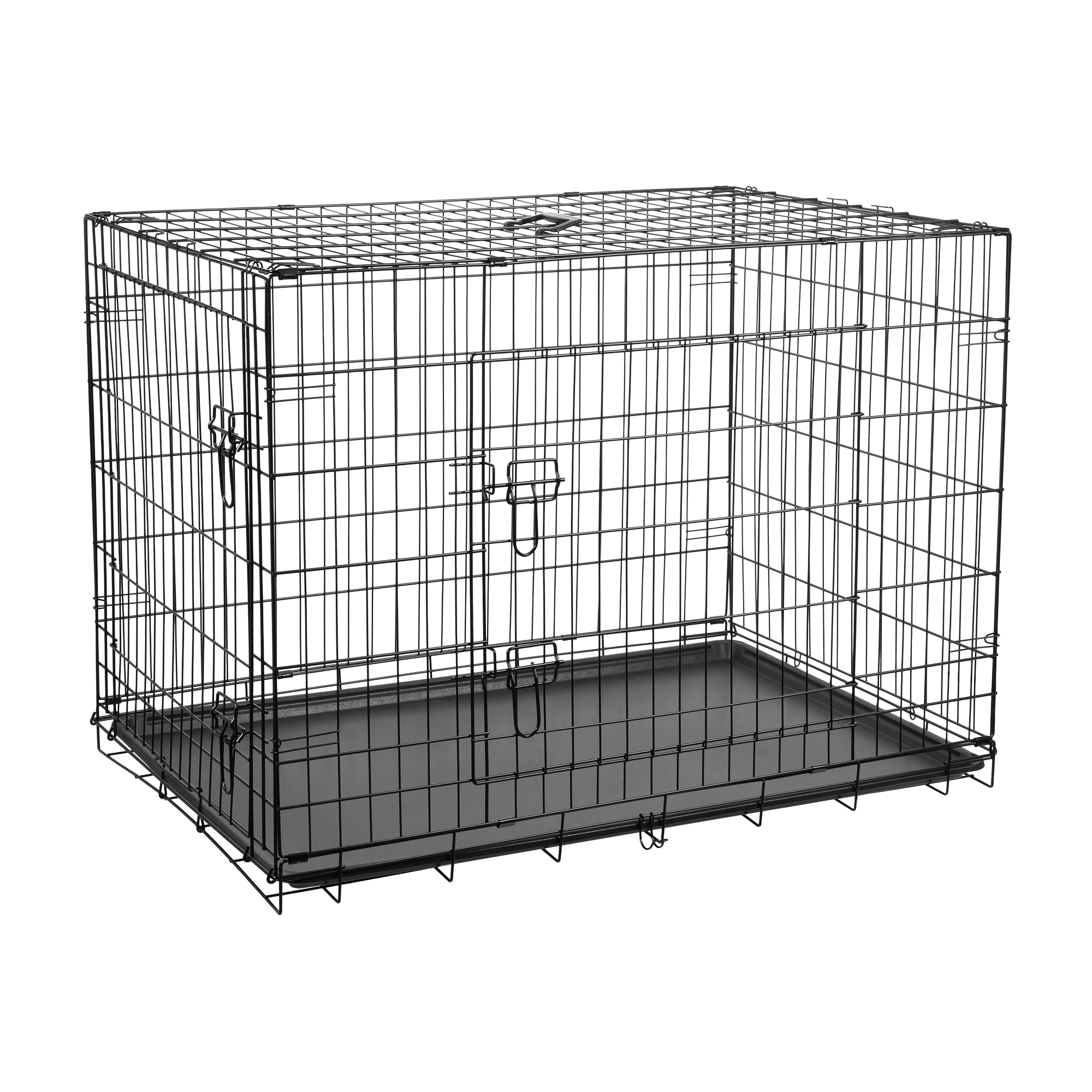 REBEL ANIMALS metal dog crate, size XXXL, 122 × 76 × 83 cm