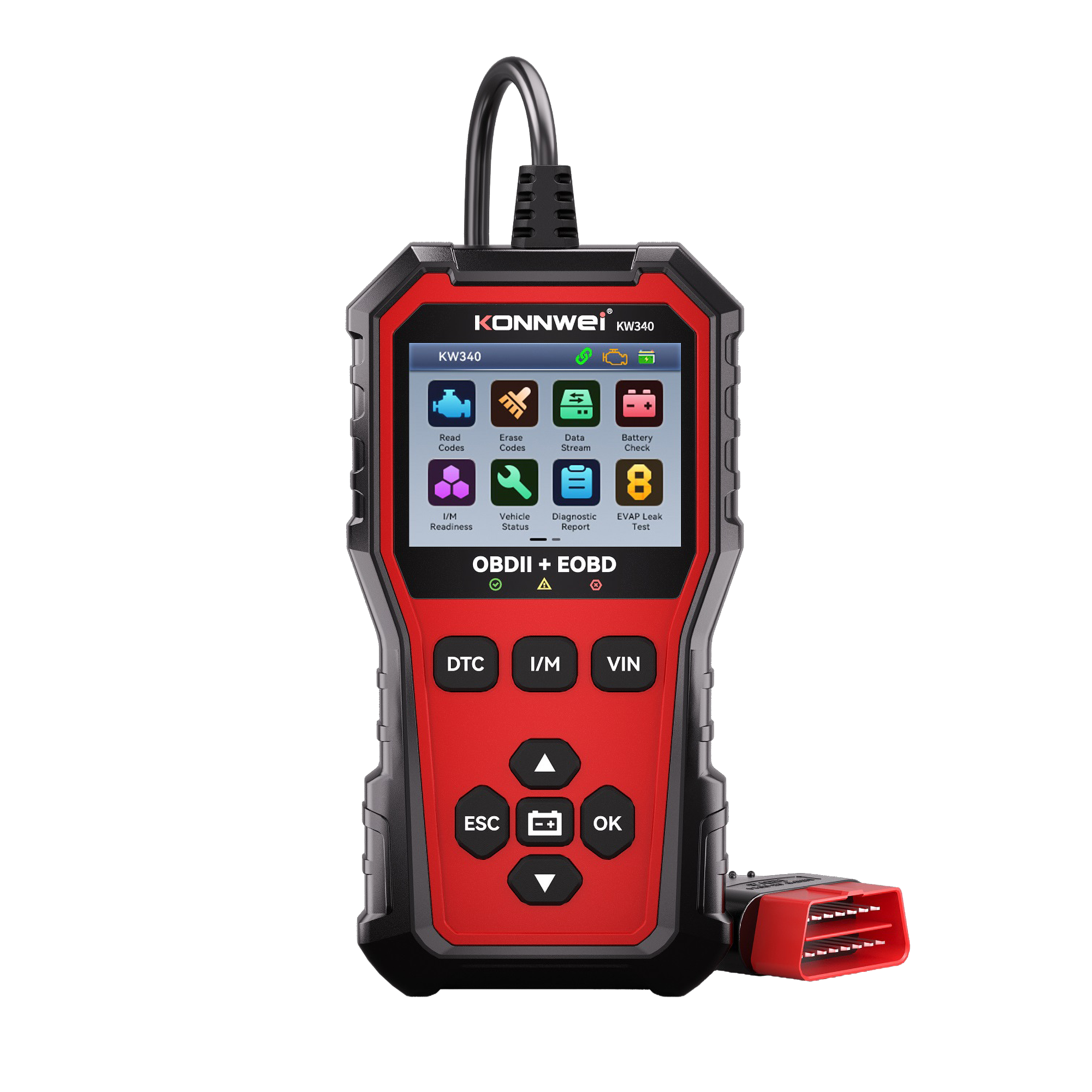 Konnwei KW340 OBD2 diagnostinis skeneris