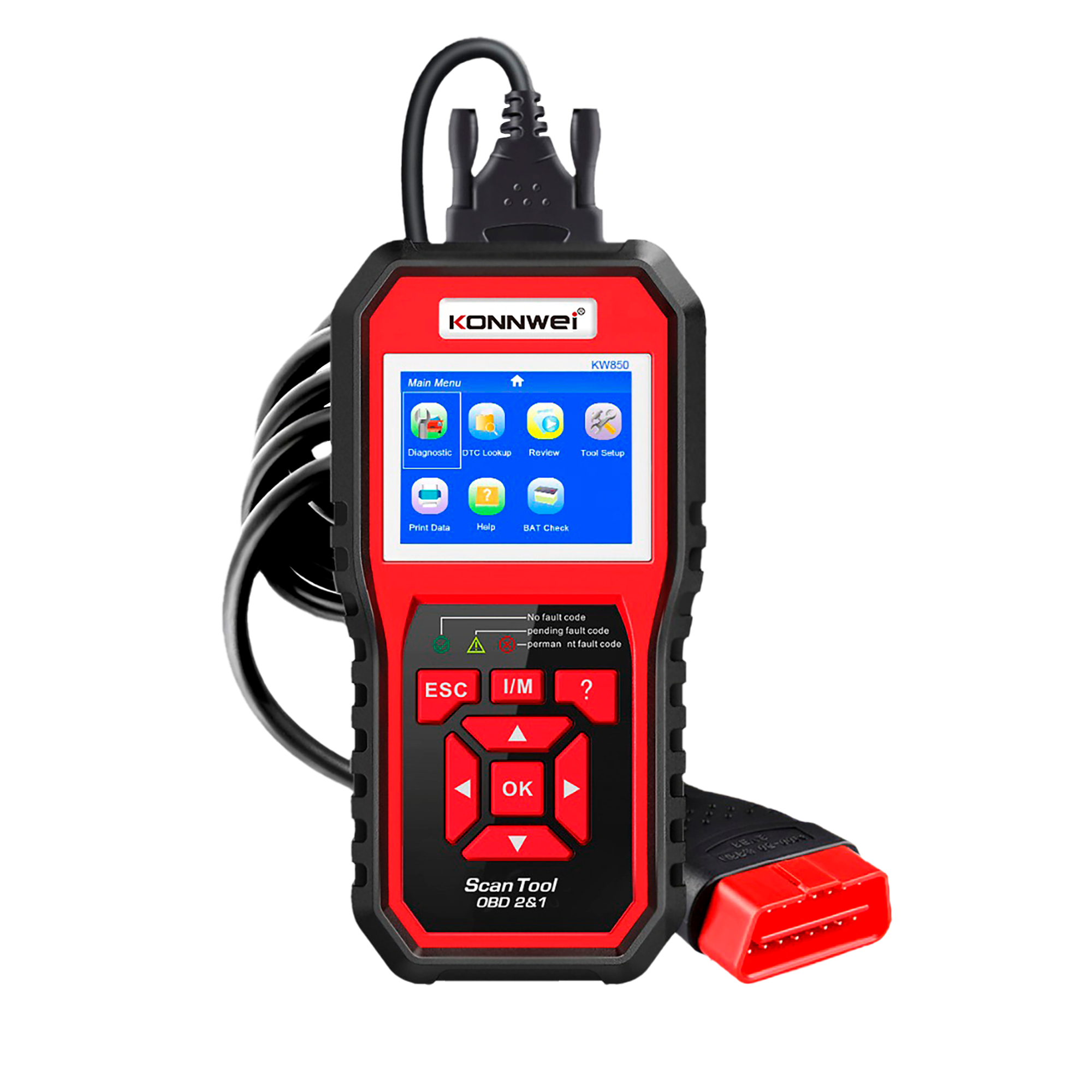 Konnwei KW850 OBD2 diagnostinis skeneris