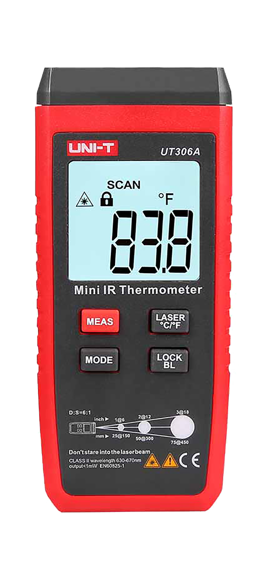 Uni-T UT306A infraraudonųjų spindulių termometras