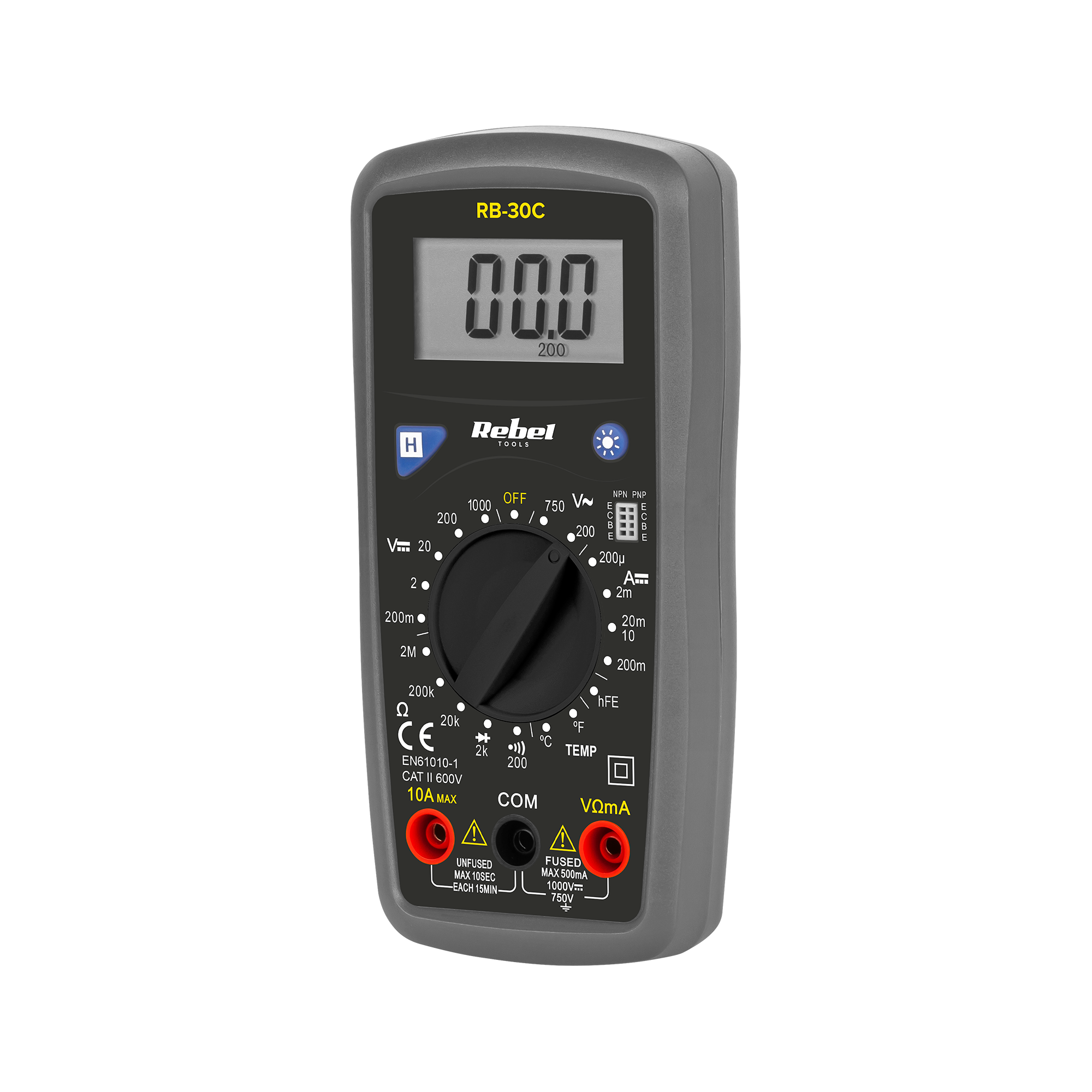 Skaitmeninis multimetras REBEL RB-30C