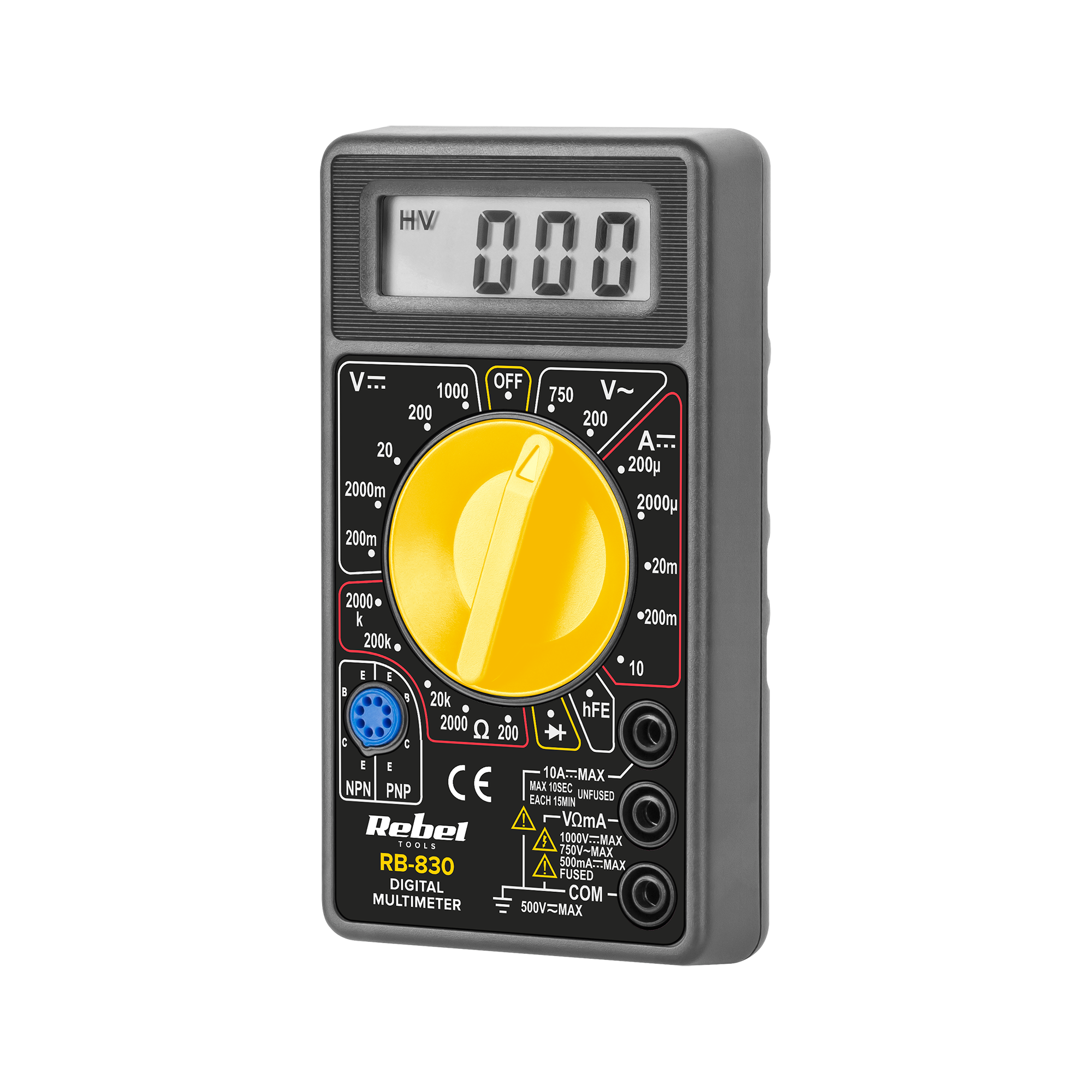 Skaitmeninis multimetras REBEL RB-830