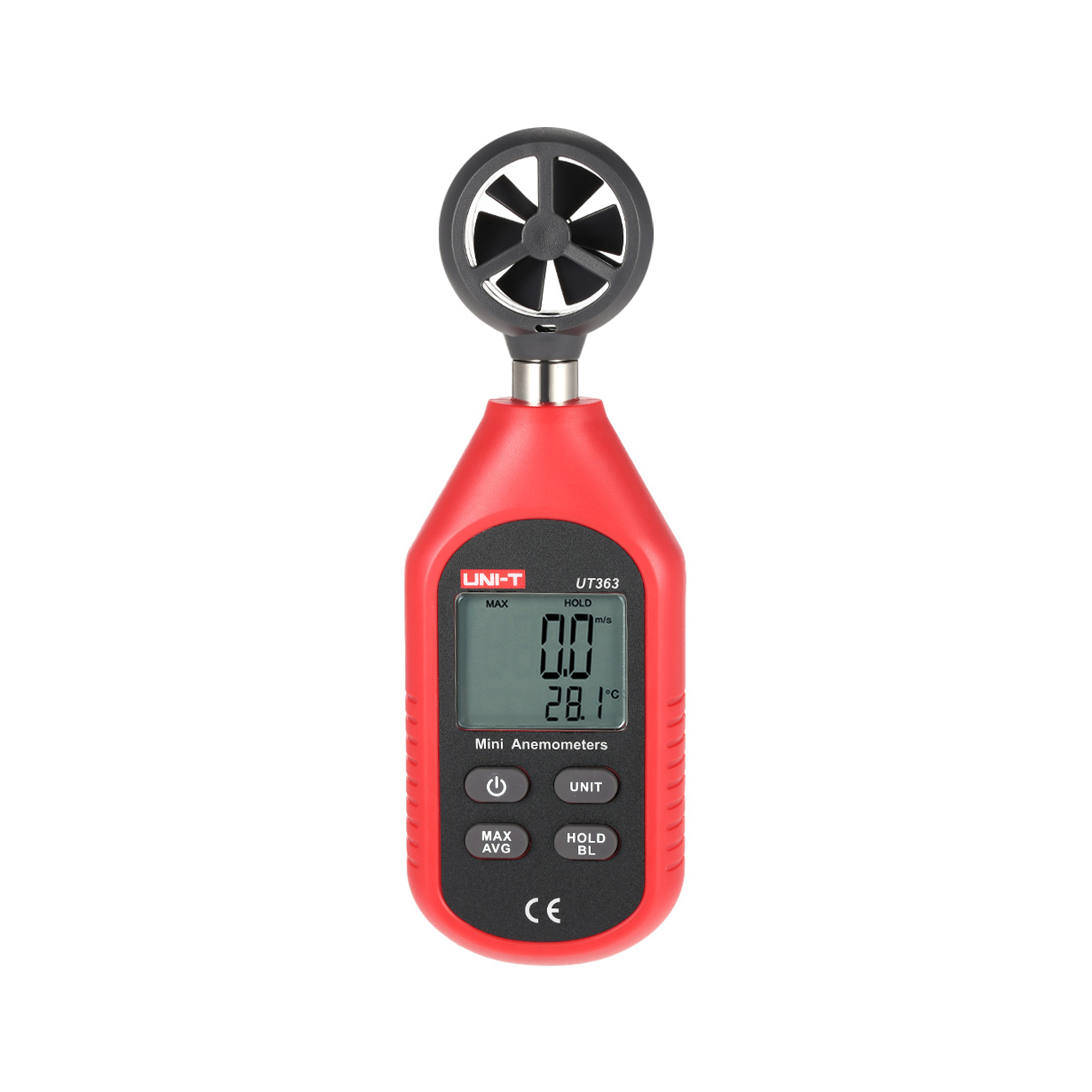 Uni-T UT363 anemometras su temperatūros matavimo funkcija