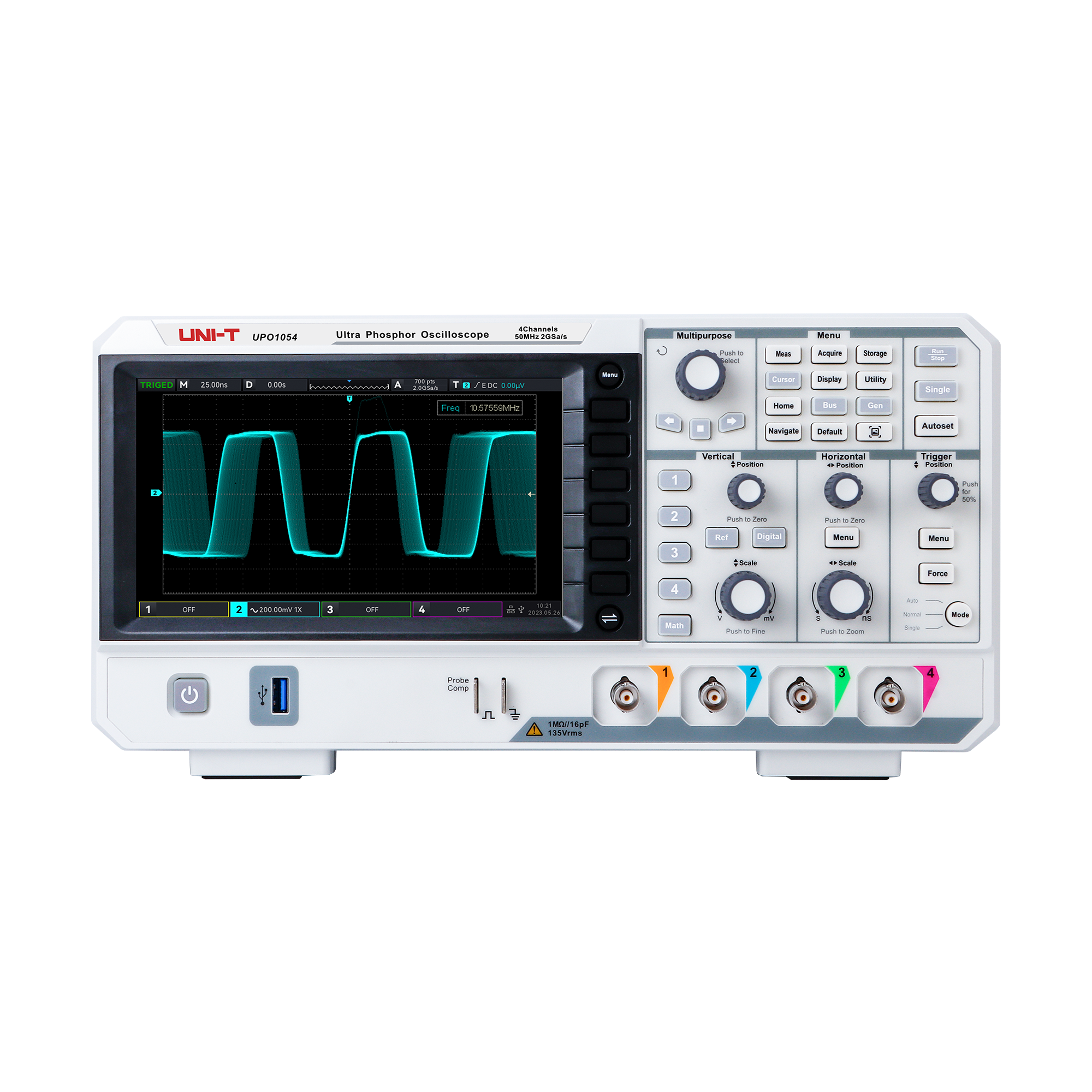 Uni-T UPO1054 osciloskopas
