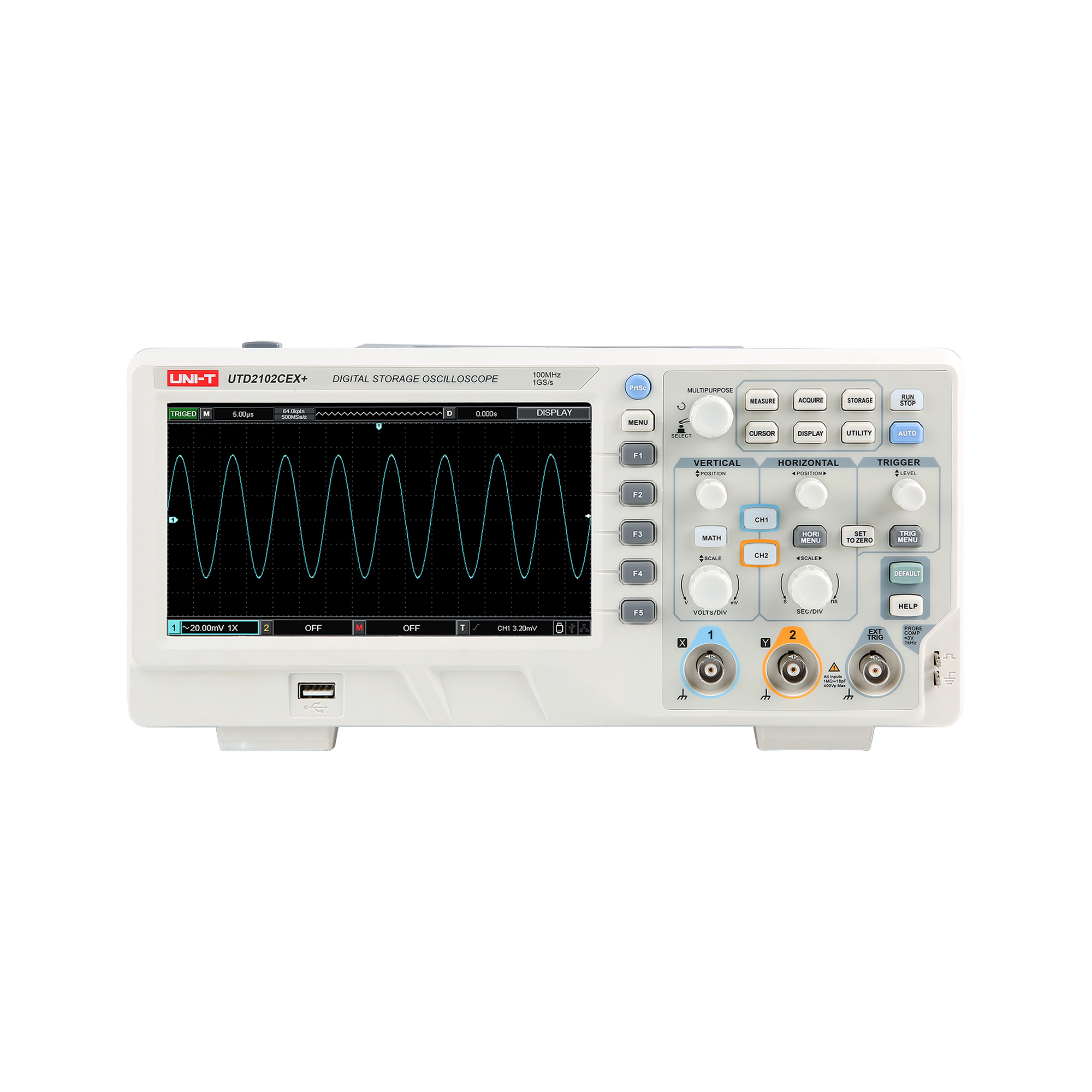 Osciloskopas Uni-T UTD2102CEX+