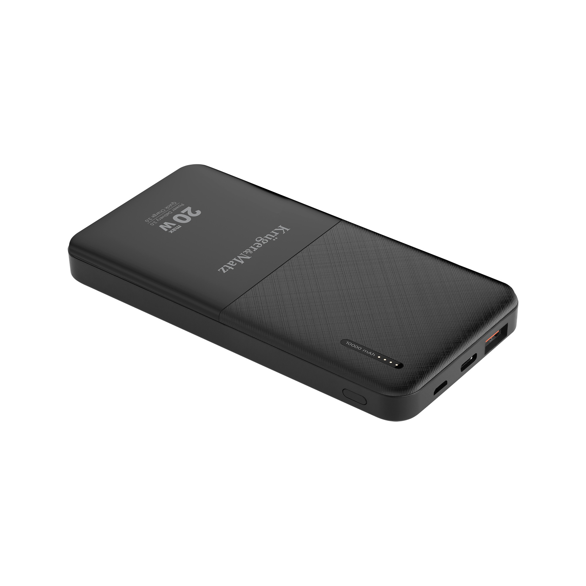 Kruger&Matz 10 000 mAh Li-pol išorinė baterija su QC ir PD