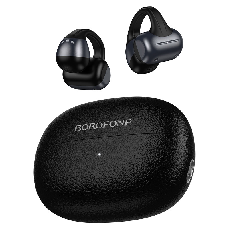 Juodos TWS „Bluetooth“ ausinės „Borofone BW100 Sunshine“