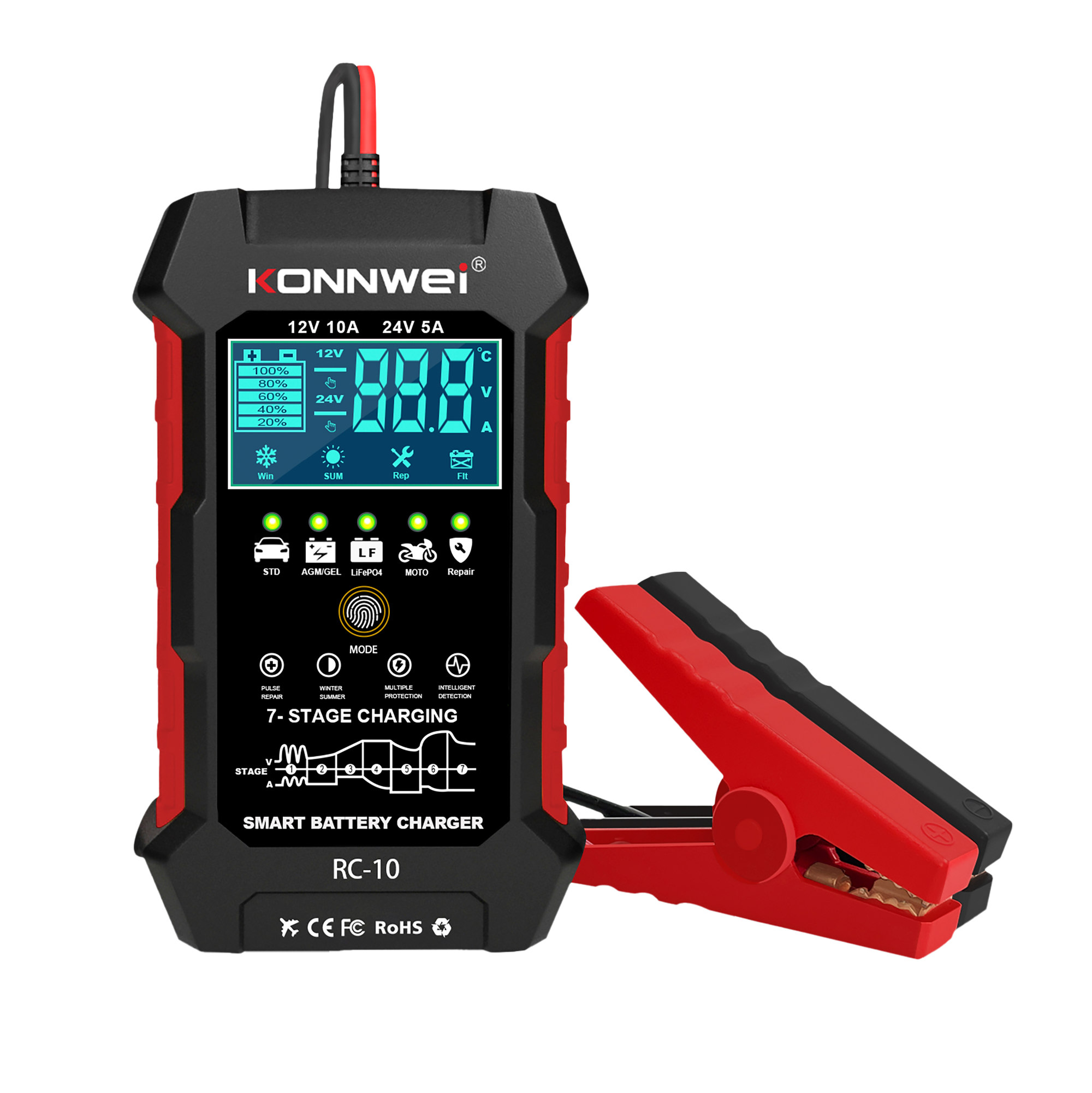 Akumuliatorių įkroviklis Konnwei RC-10