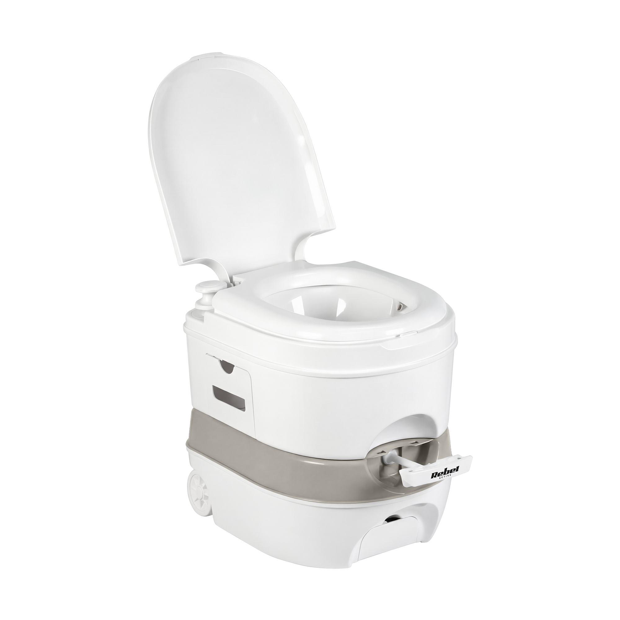 REBEL ACTIVE nešiojamasis turistinis tualetas, 24 l / 20 l