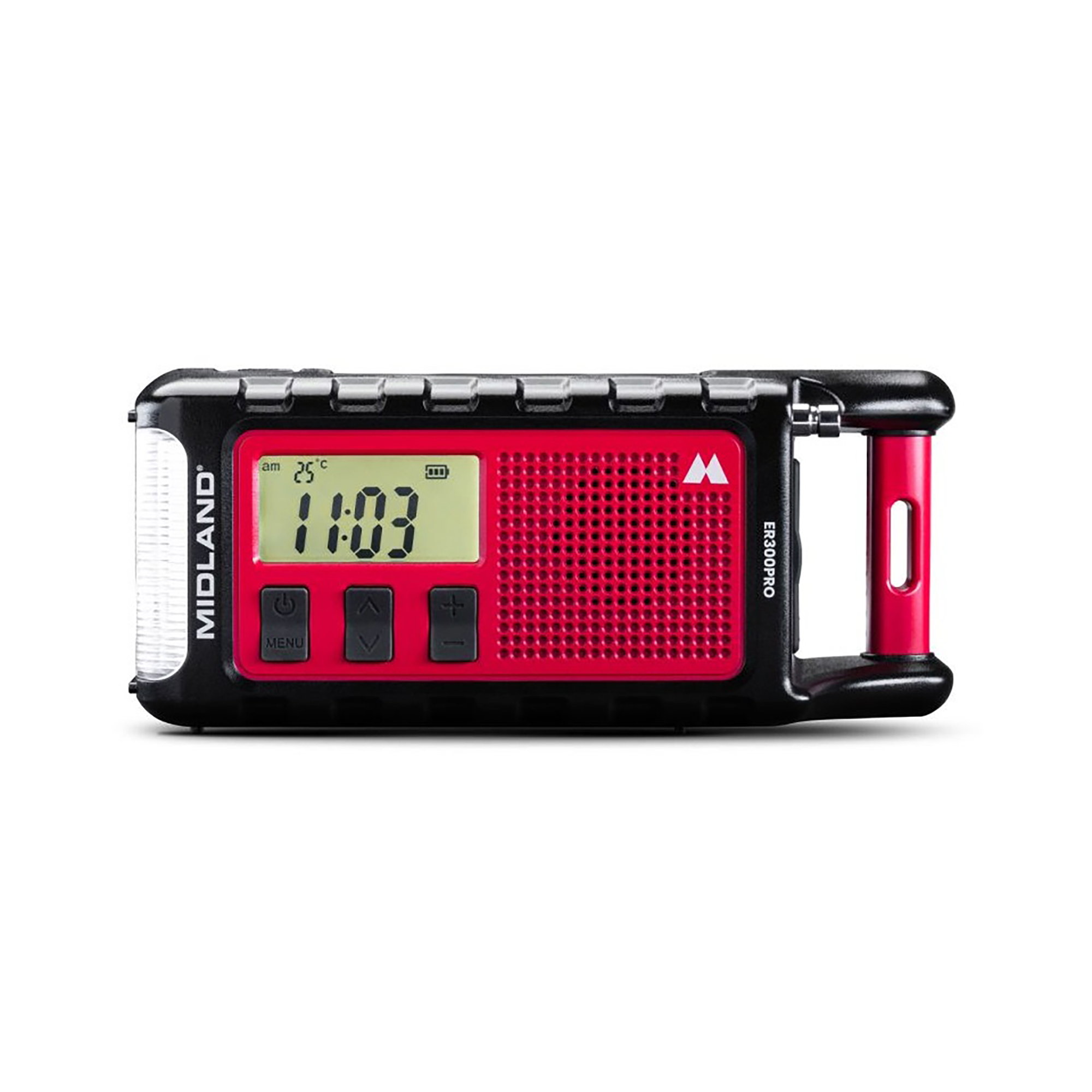 Avarinis radijas Midland ER300 PRO su 10000 mAh akumuliatoriumi