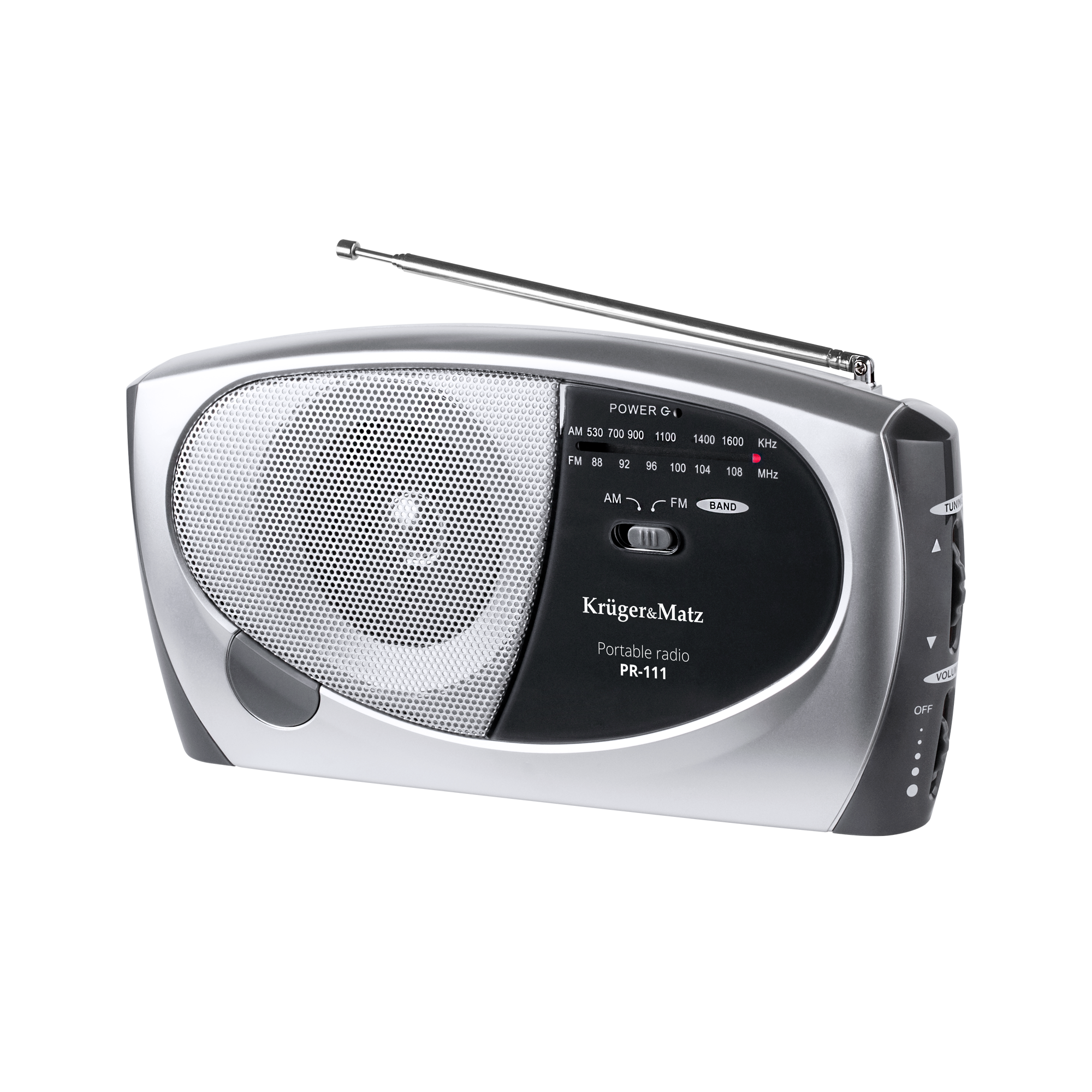 Kruger&Matz PR-111 nešiojamasis AM/FM radijas