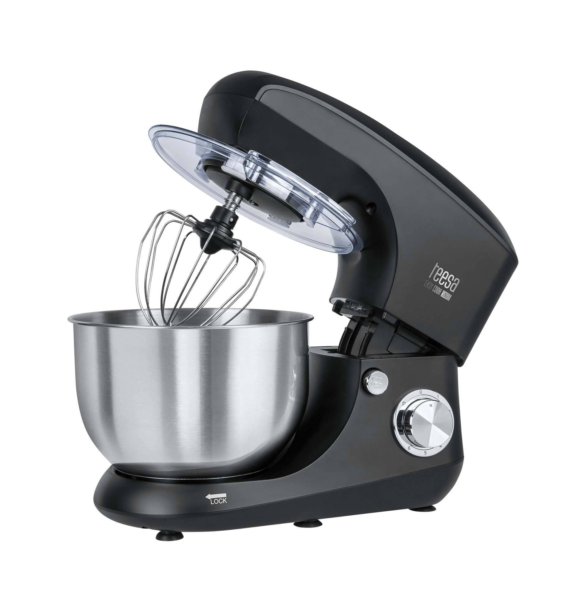 Virtuvinis kombainas EASY COOK SINGLE BLACK, 1400 W, 5,5 l