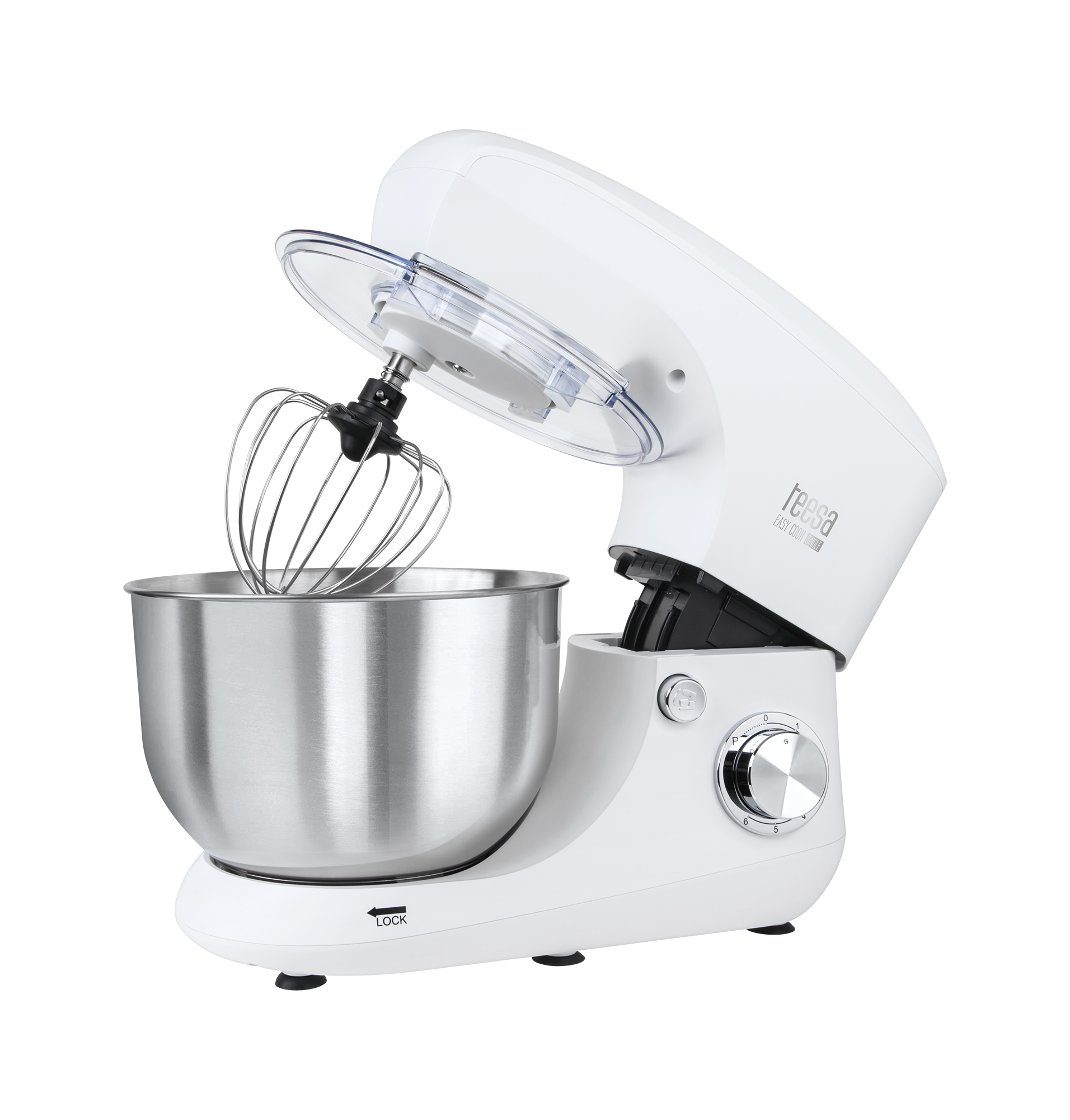 Virtuvinis kombainas EASY COOK SINGLE WHITE, 1400 W, 5,5 l