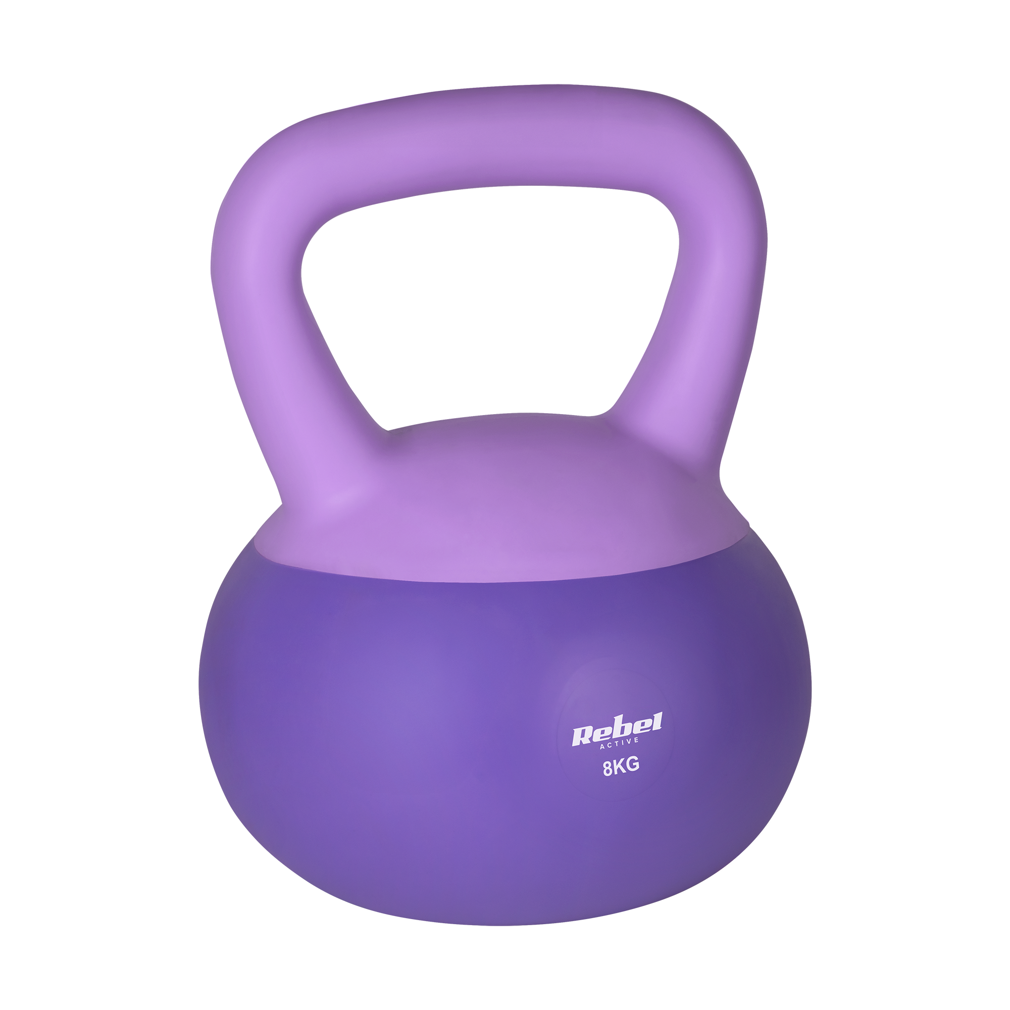 REBEL ACTIVE Soft Kettlebell minkšta vinilinė gira, 8 kg
