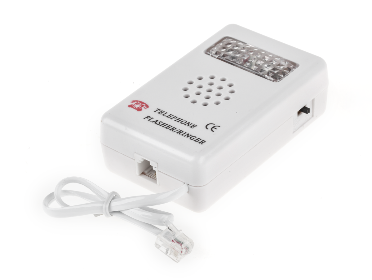 Telephone signal indicator, red
