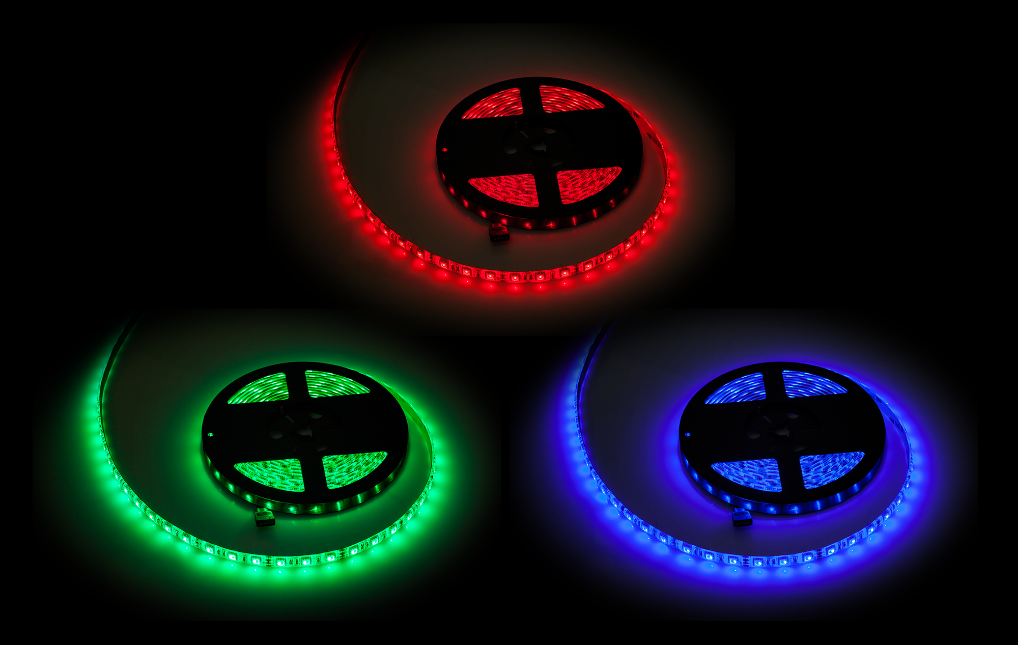 Rebel vandeniui atspari RGB LED juosta, 5 m, 300 x 5050 SMD, 12 V