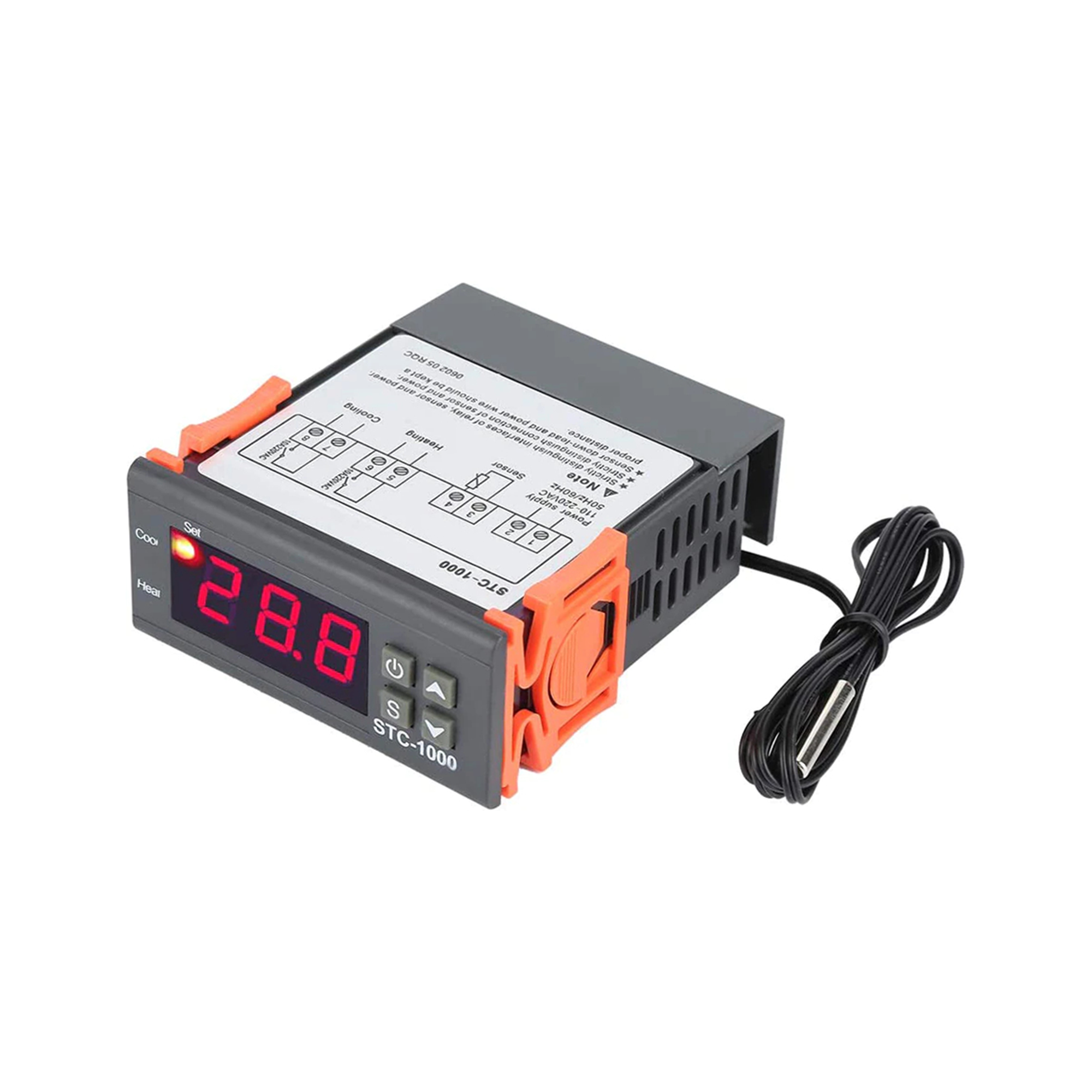 STC-1000 E6114 termostatas, 230 V