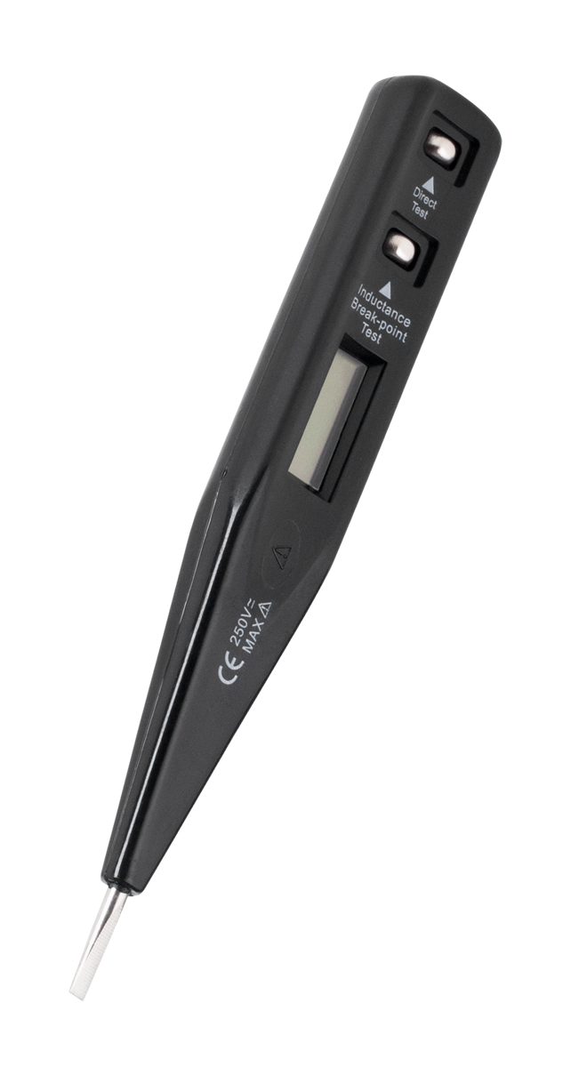 LCD kintamosios ir nuolatinės srovės įtampos testeris, 12–220 V