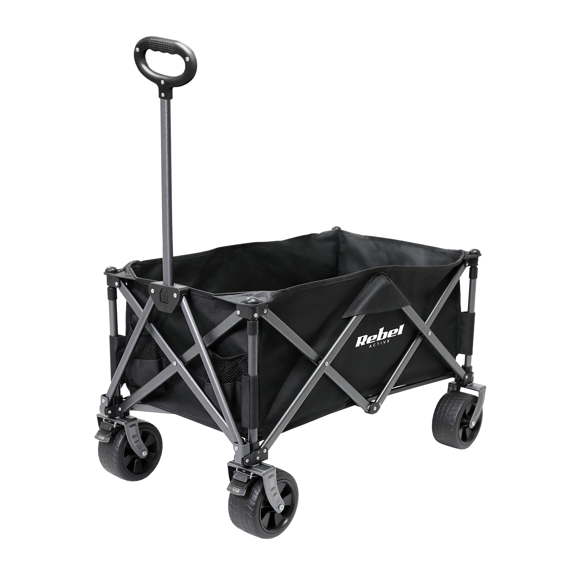 Rebel Active į vidų sulankstomas turistinis ir paplūdimio vežimėlis, 150 l, 100 kg