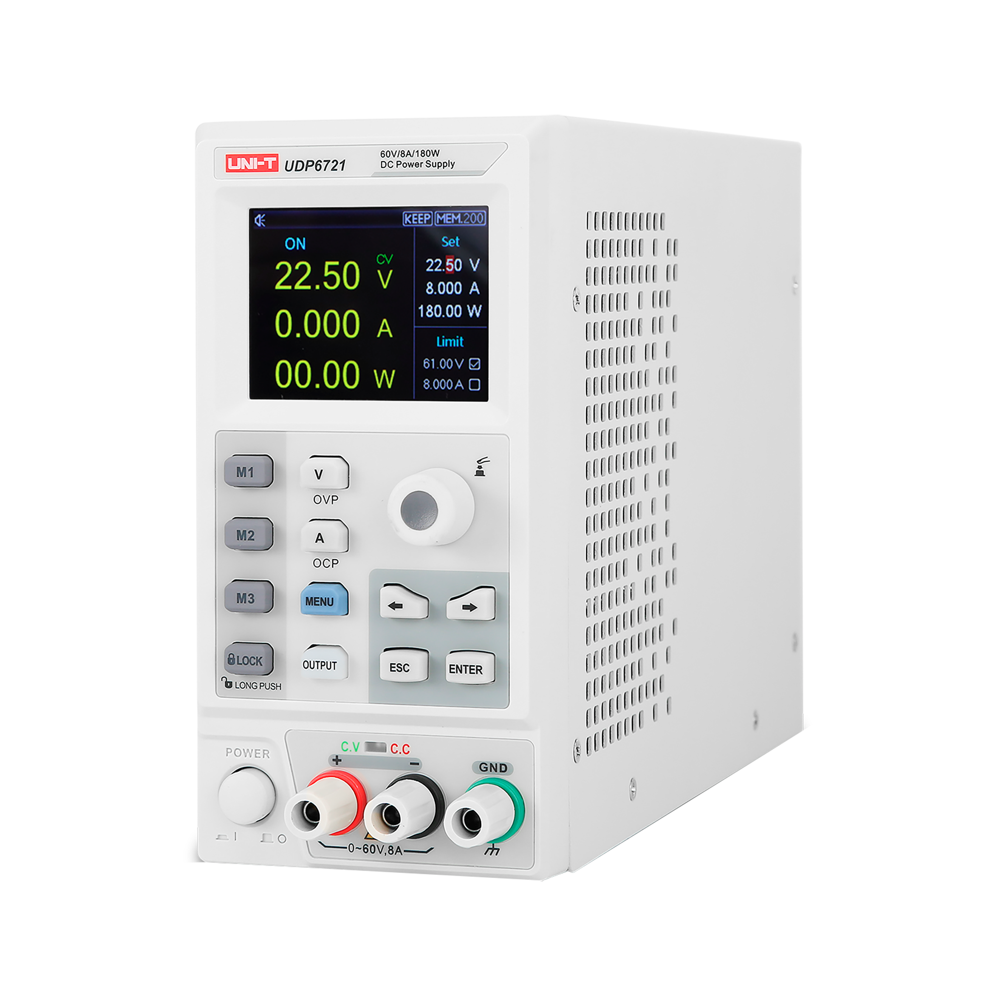 Laboratorinis maitinimo šaltinis Uni-T UDP6721