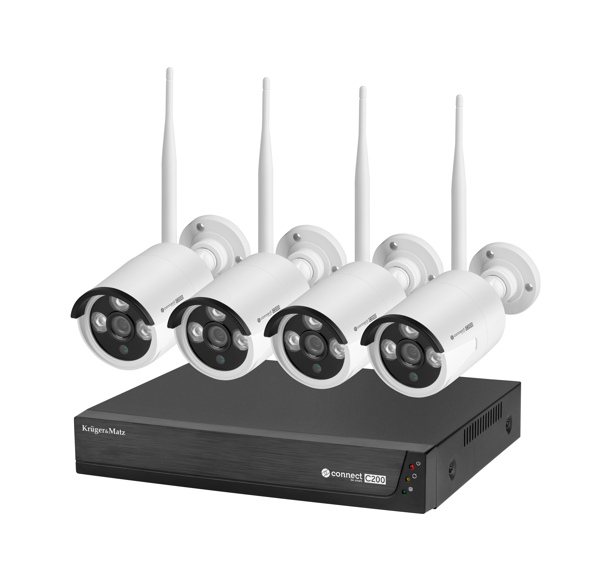 Kruger&Matz Connect C200 Tuya Wi-Fi 6 stebėjimo rinkinys