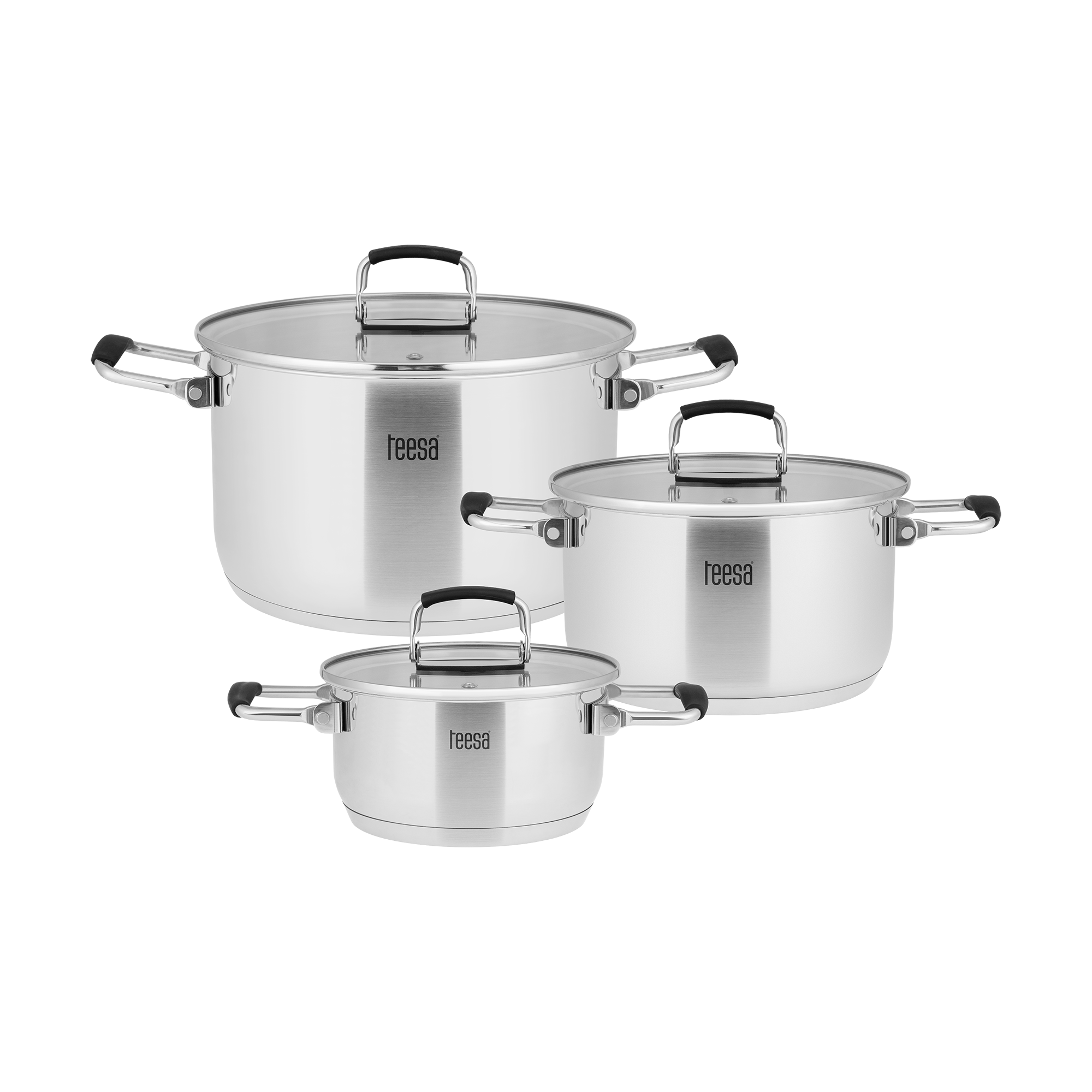 TEESA COOK PRIME puodų rinkinys, 6 vnt.