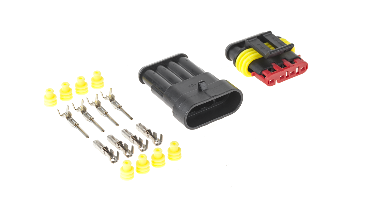 Superseal 1.5 sealed 4-pin automotive connector