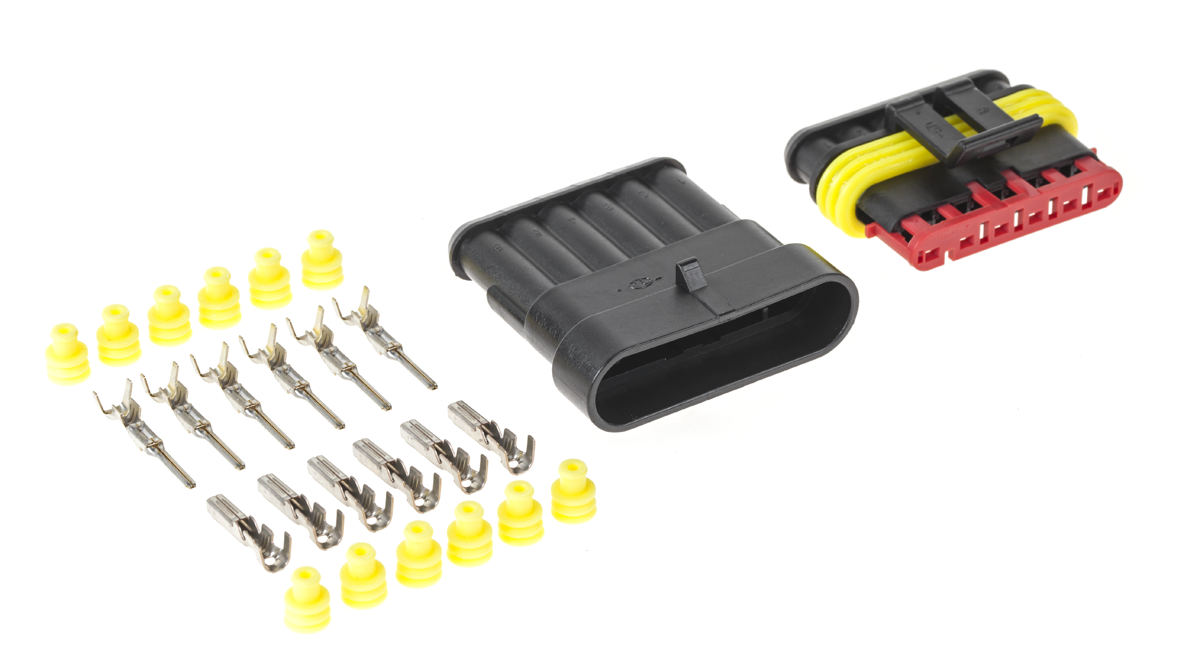 Superseal 1.5 sealed 6-pin automotive connector