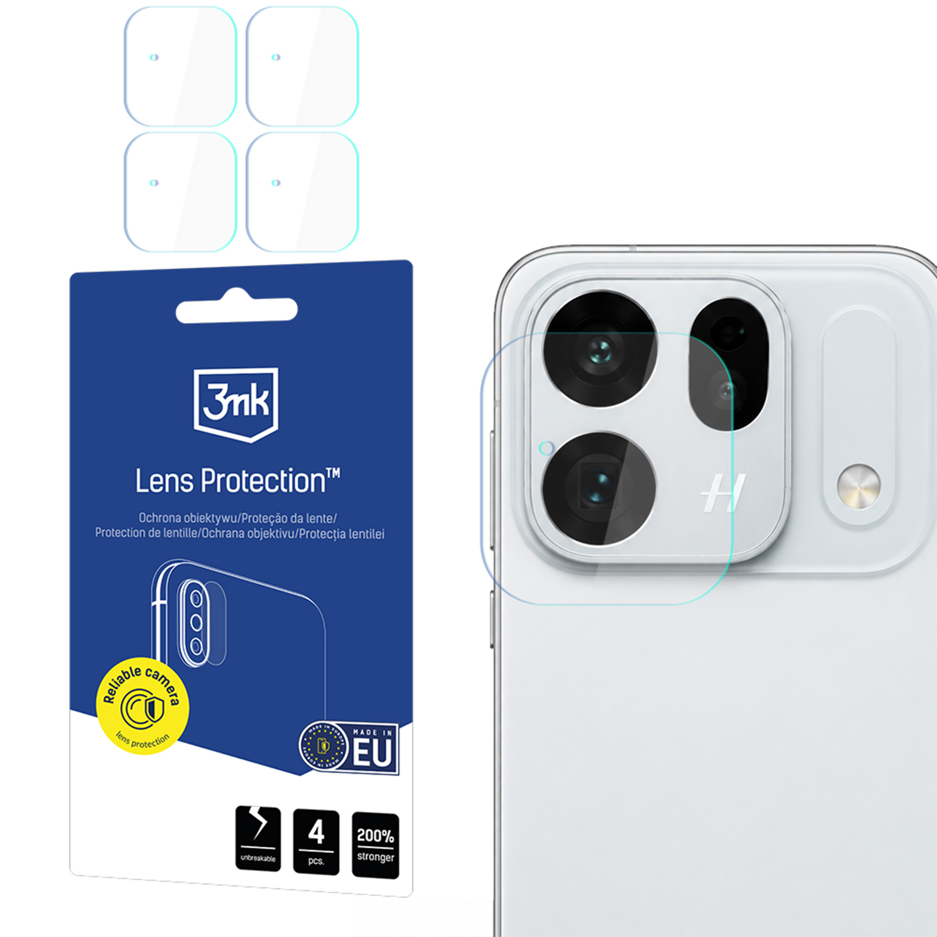 Oppo Find X10 – 3mk Lens Protection – kameros objektyvų apsauga