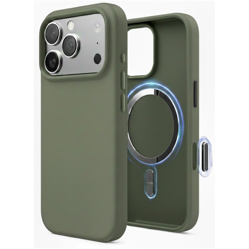 Dėklas "TM MagSafe Silicone" skirtas iPhone 17 Pro / Celodon /