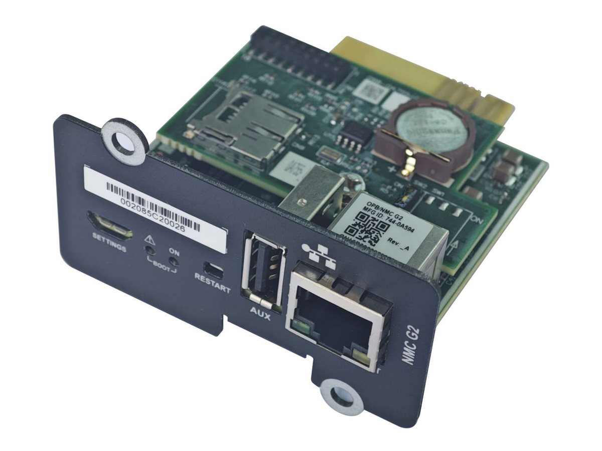 PowerWalker 1 Gb/s SNMP module – UPS management module for VFI 1000–3000 TGB/TGS series (10131029)