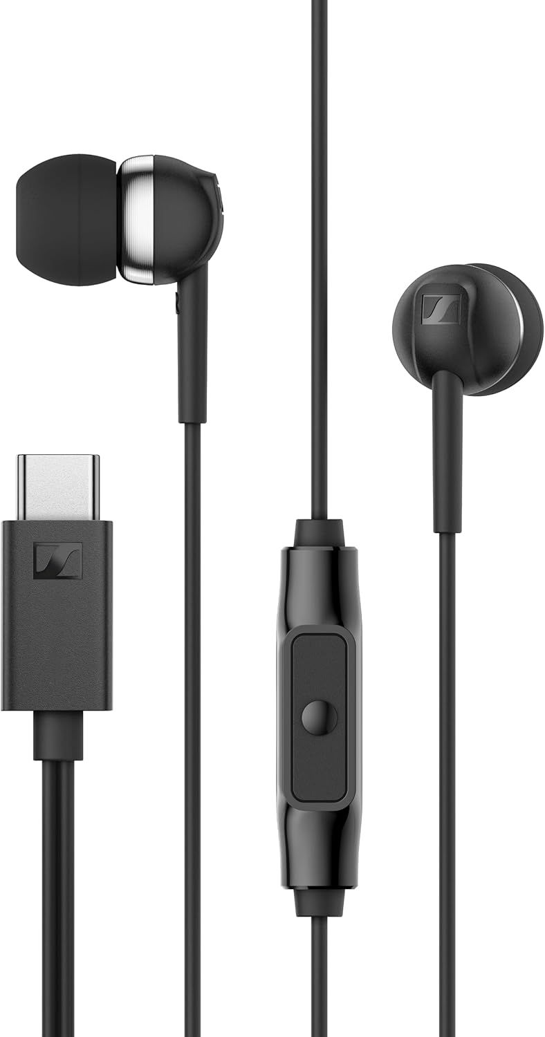 Sennheiser Ausinės CX 80U Laidinės Įstatomos į ausis Mikrofonas Juoda