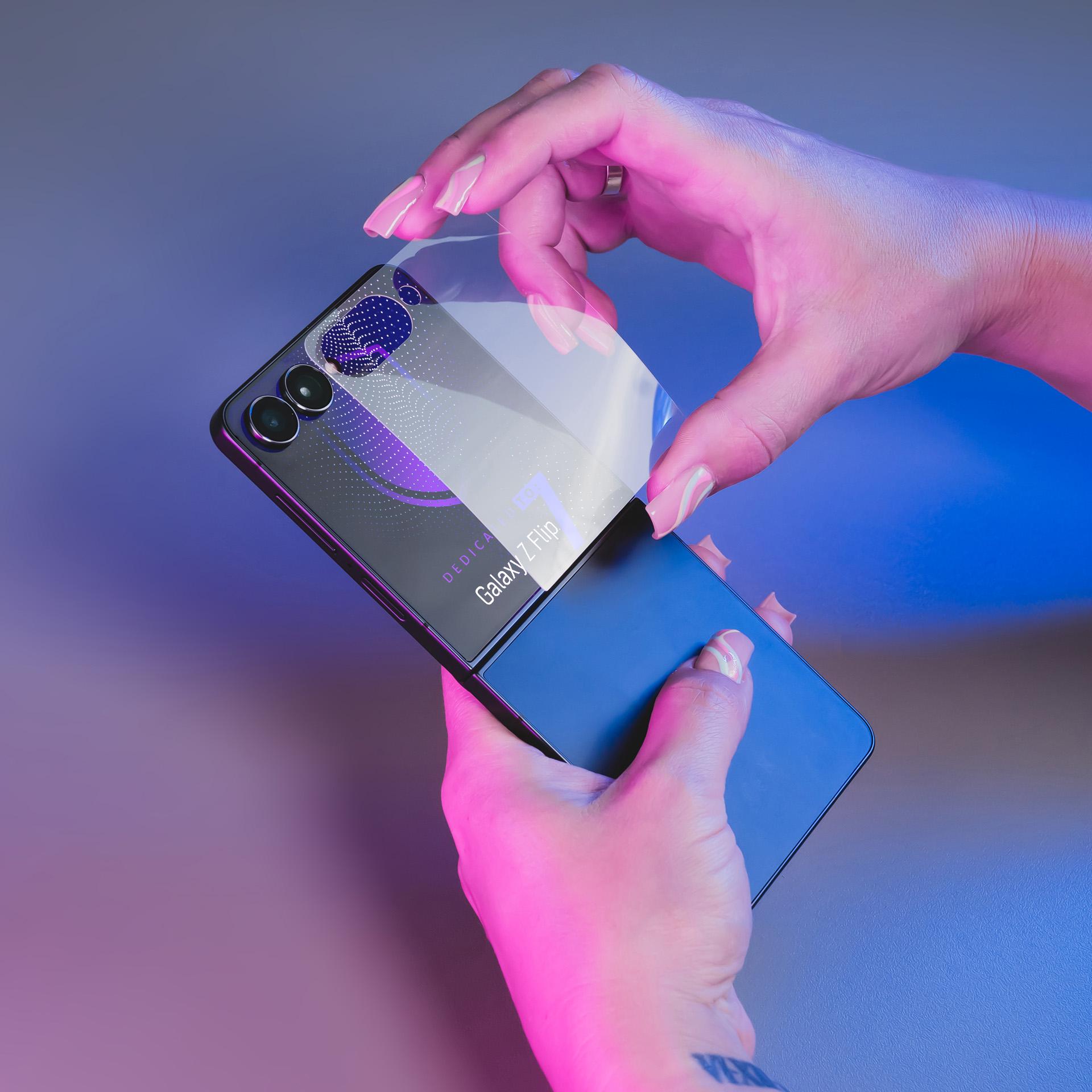 Samsung Galaxy Z Flip 7 - 3mk SilverProtection+