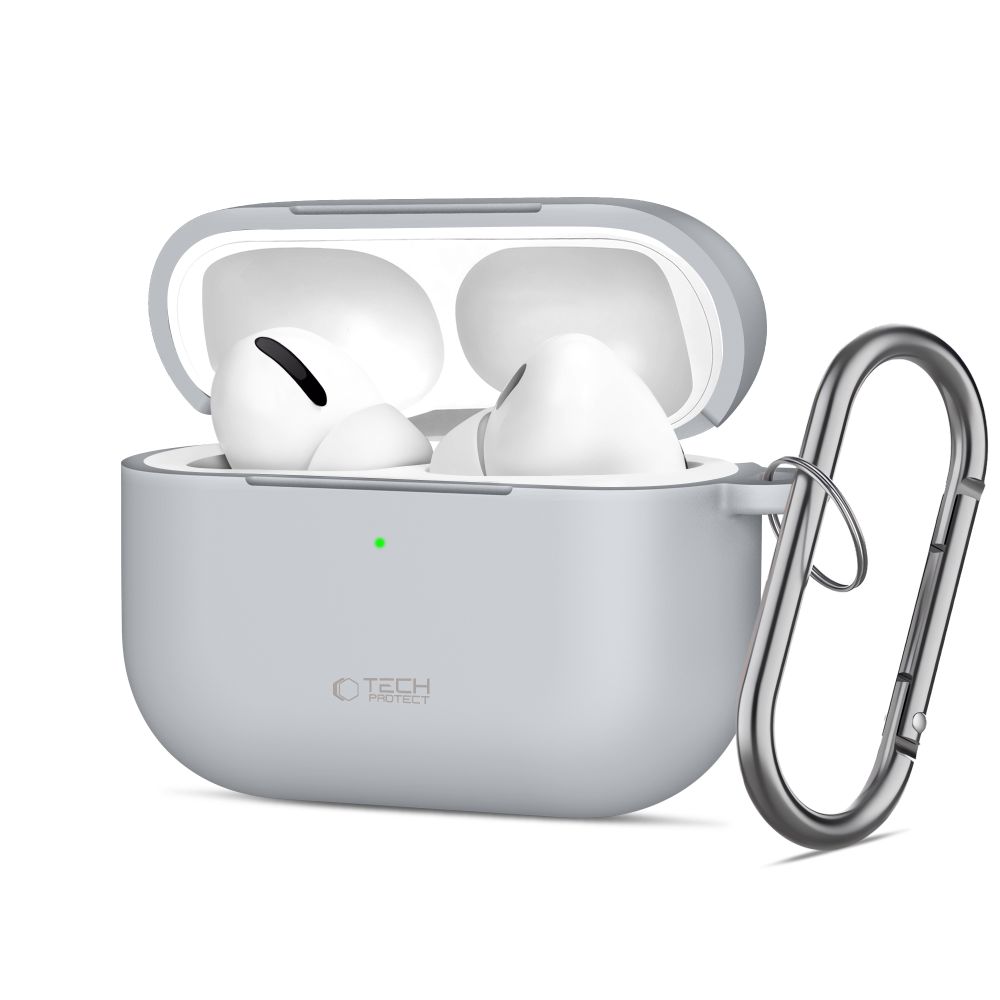 Tech-Protect Силиконовый чехол Hook для AirPods Pro - серый