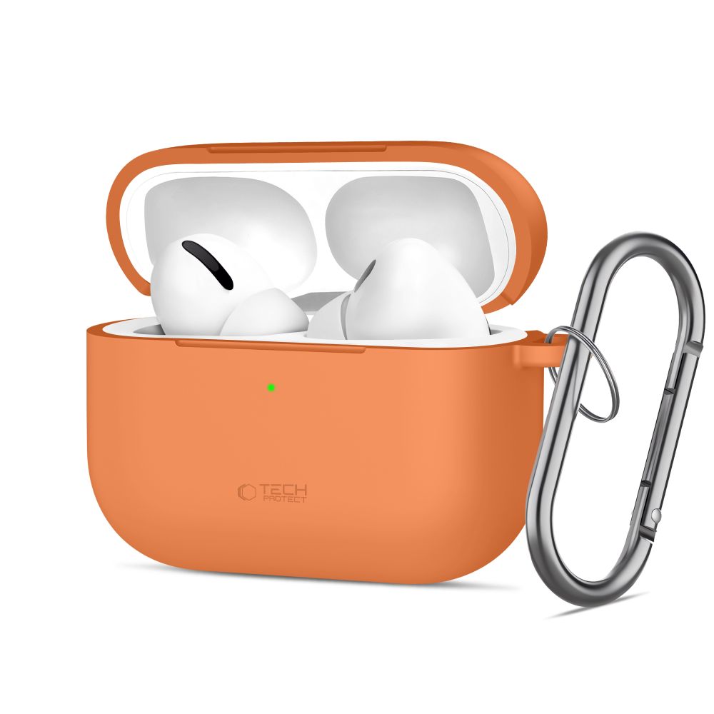 Tech-Protect Силиконовый чехол Hook для AirPods Pro - оранжевый